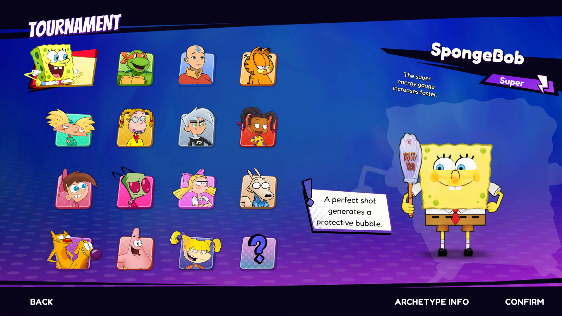 Скриншот: Nickelodeon Extreme Tennis: Next!