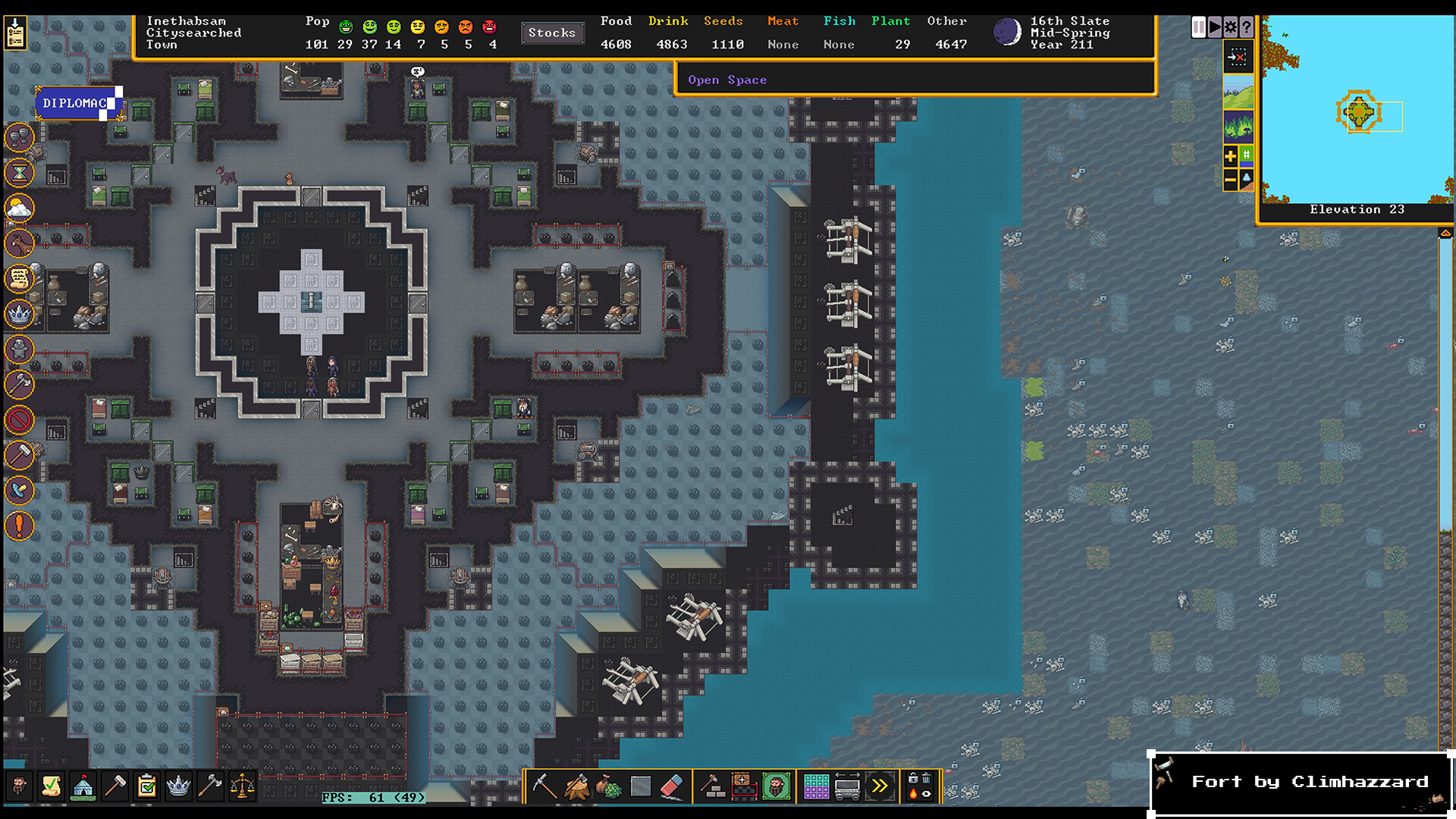 Скриншот: Dwarf Fortress
