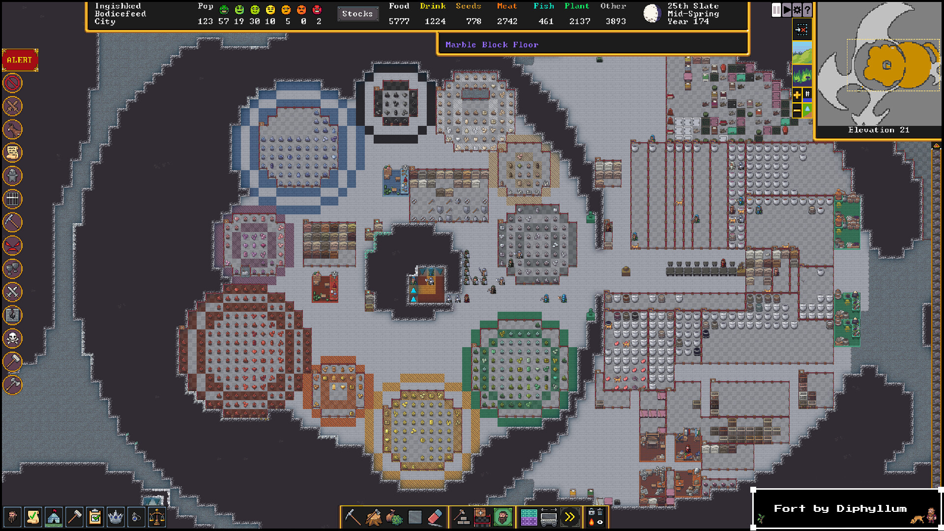 Скриншот: Dwarf Fortress