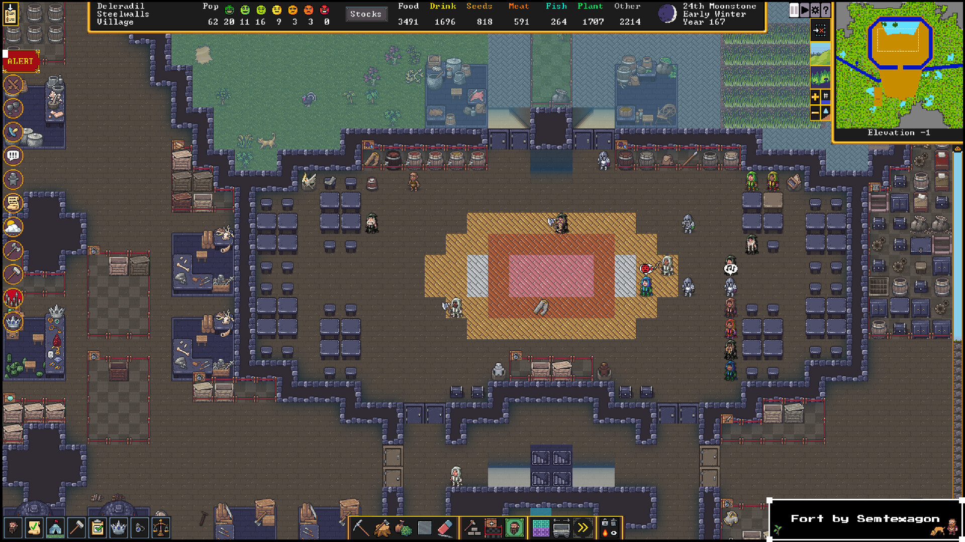 Скриншот: Dwarf Fortress