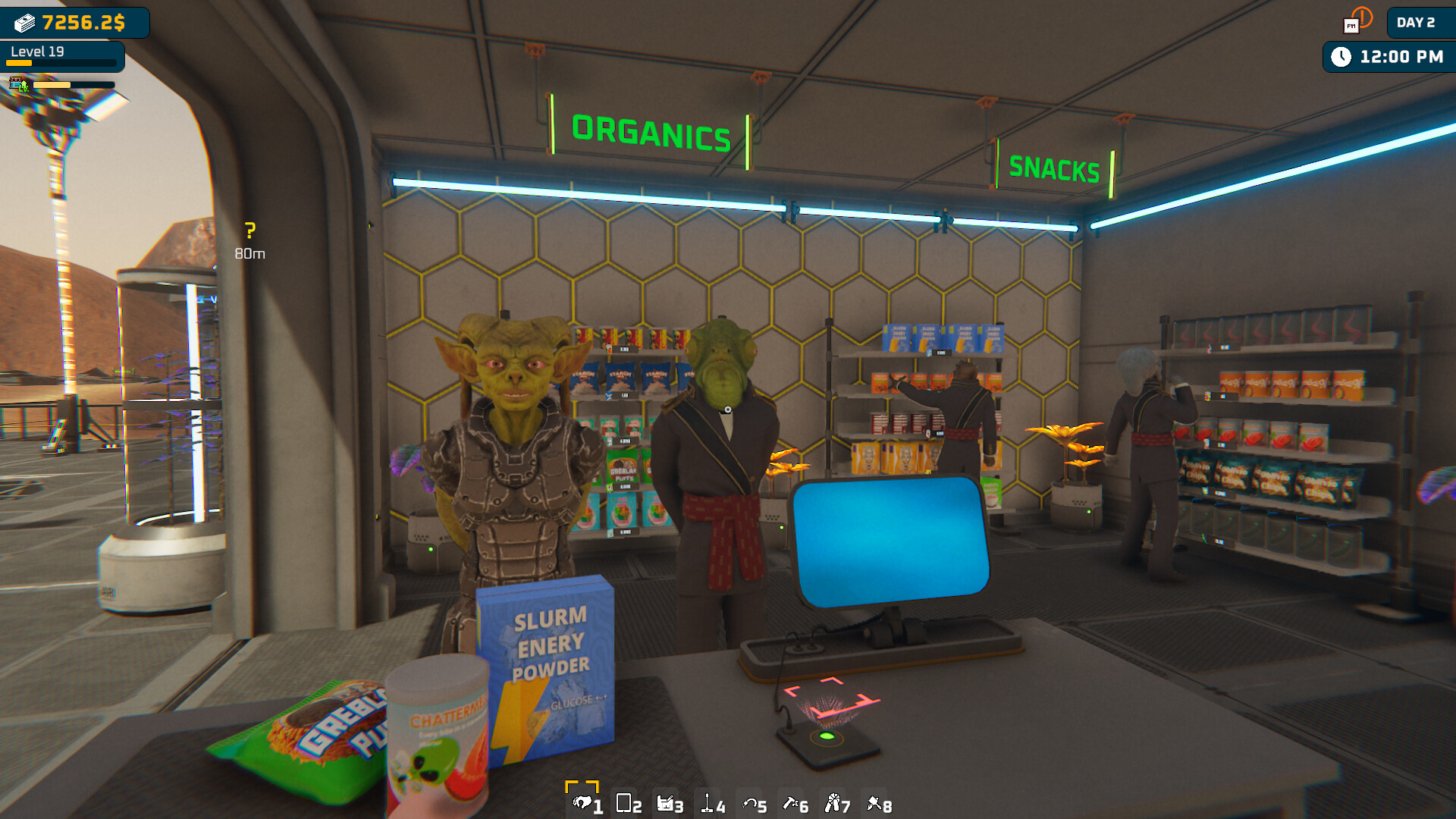 Скриншот: Alien Market Simulator