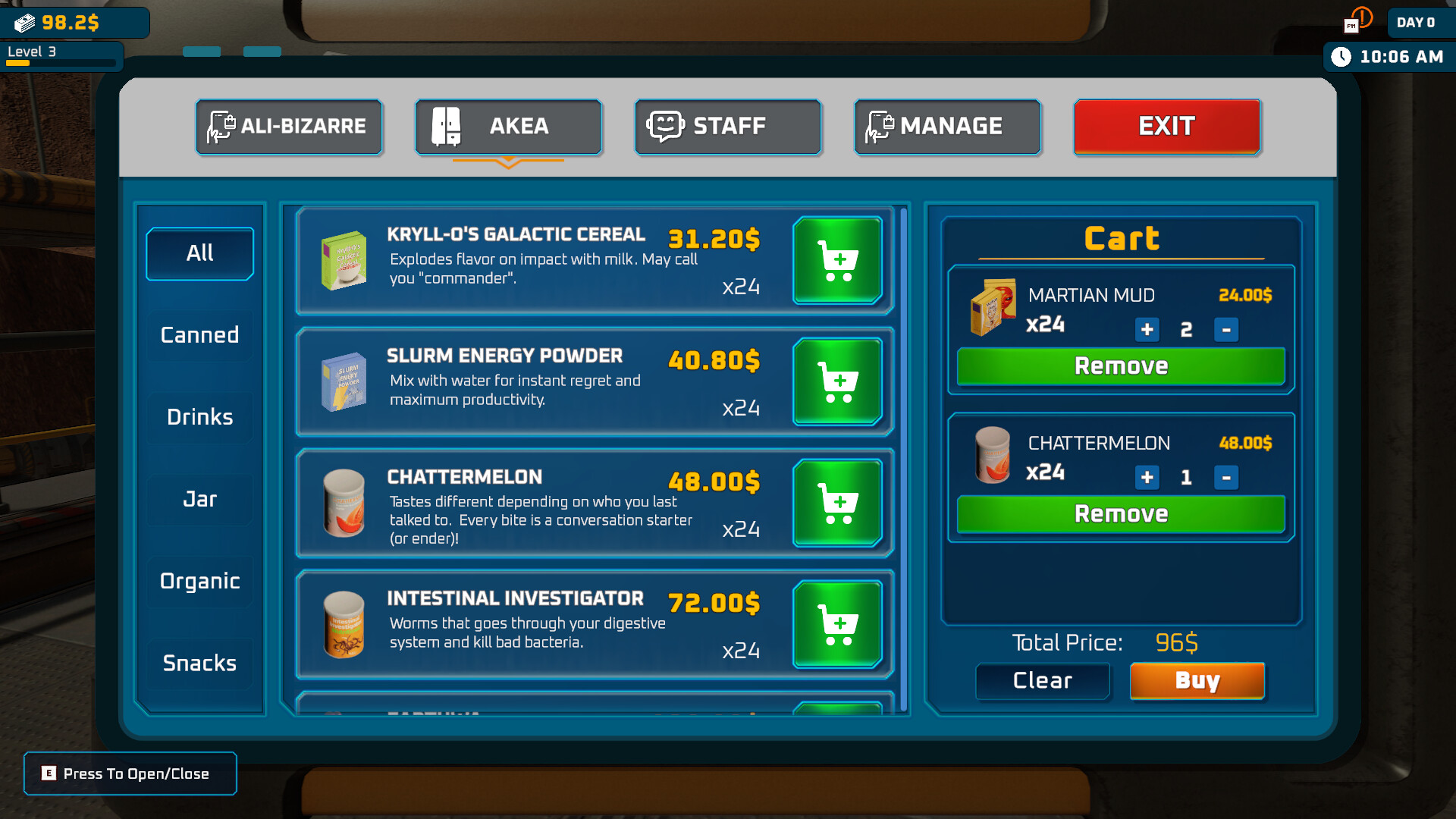 Скриншот 7: Alien Market Simulator