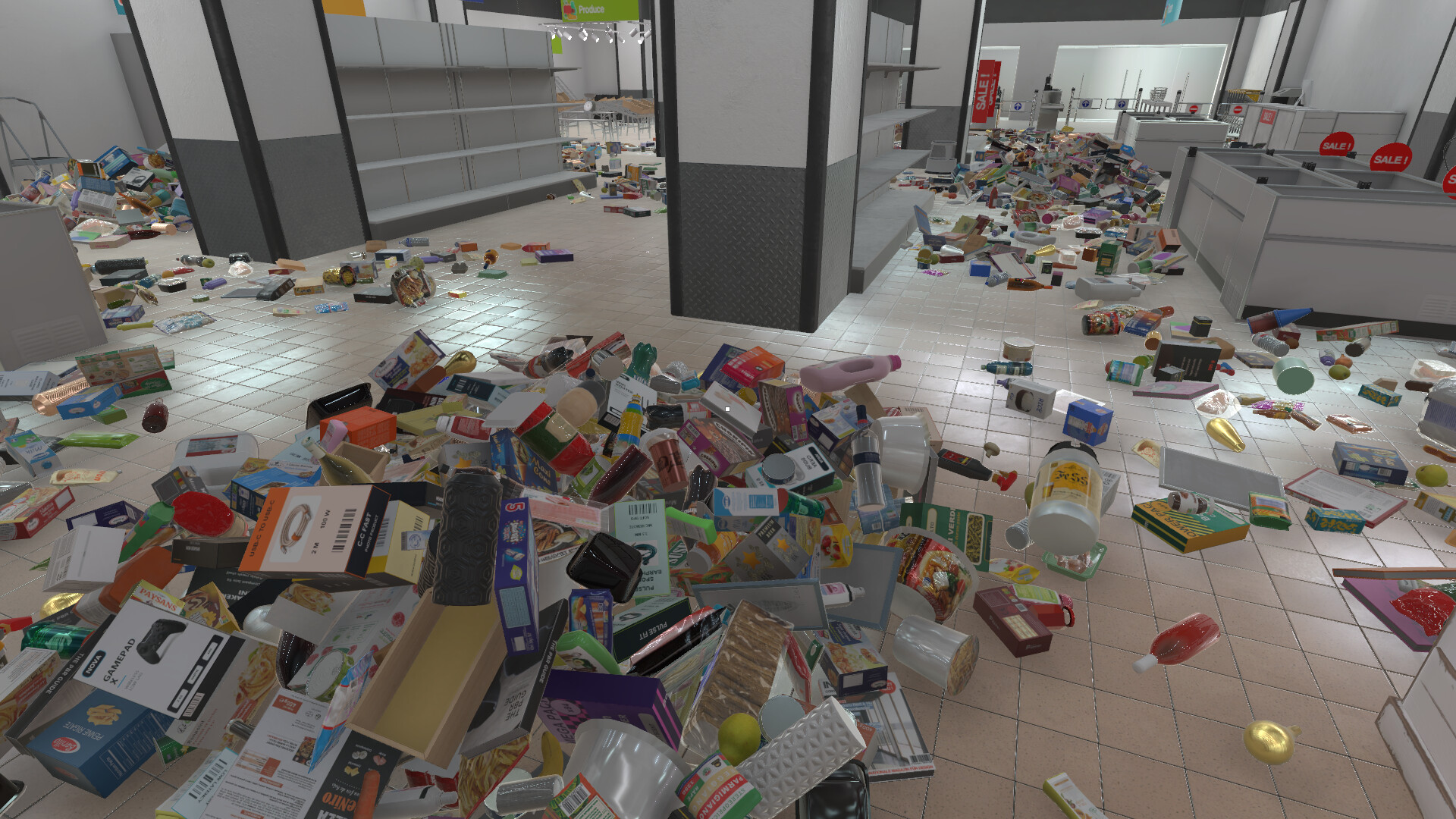 Скриншот: Supermarket Chaos