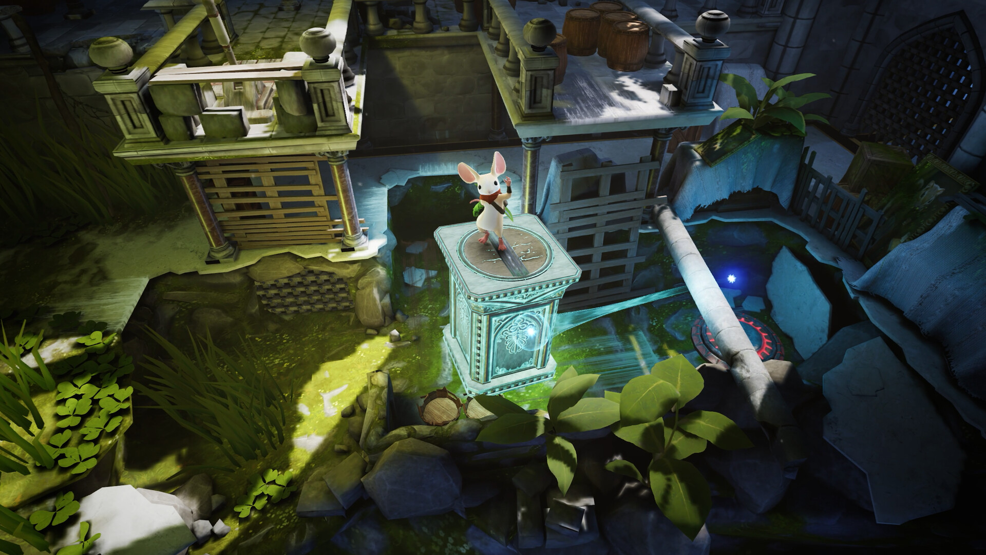 Скриншот: Moss: The Forgotten Relic 