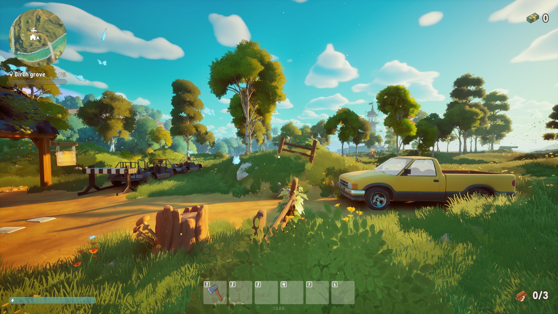 Скриншот: A Game About Chopping Trees