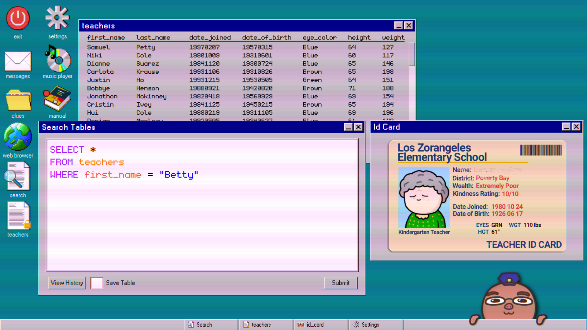 Скриншот: Database Detective: Minor Crimes Division