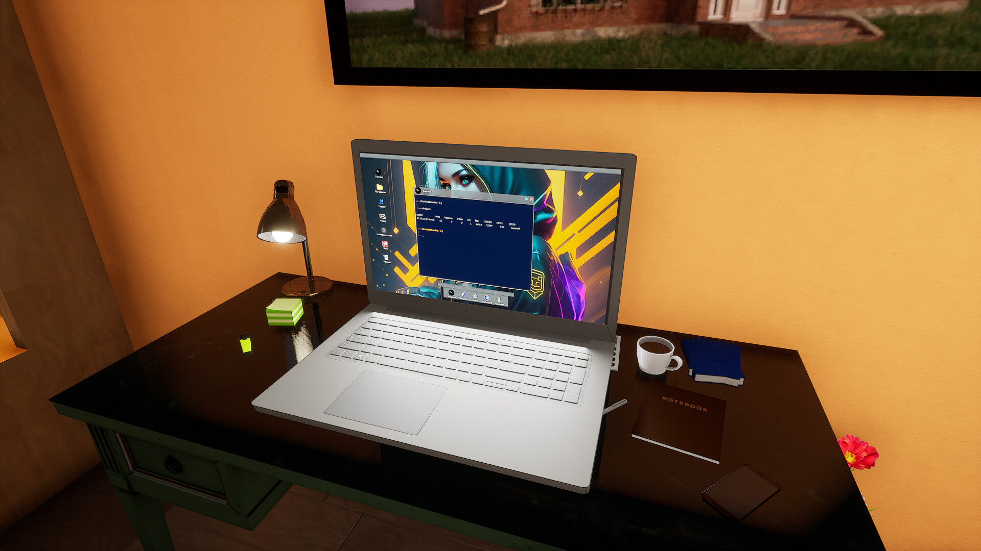 Скриншот: Anonymous Hacker Simulator