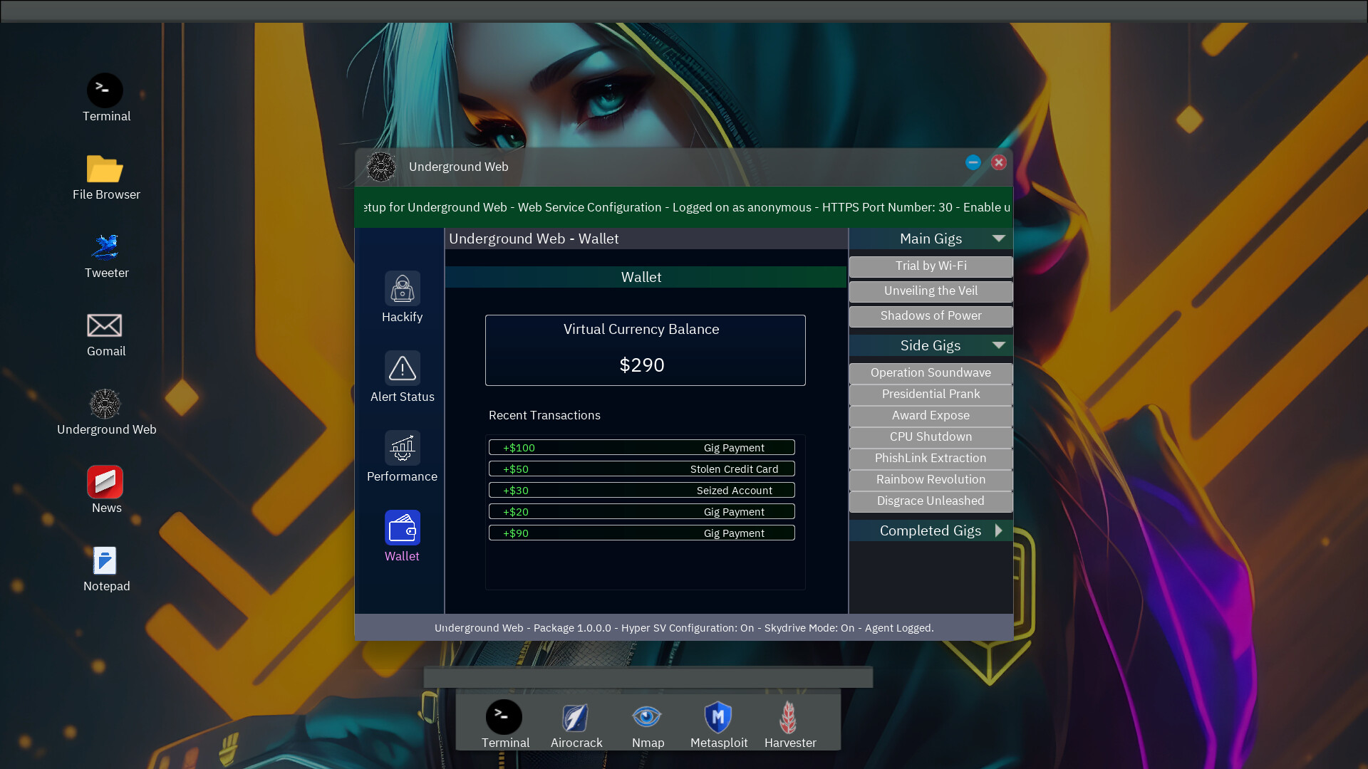 Скриншот 8: Anonymous Hacker Simulator