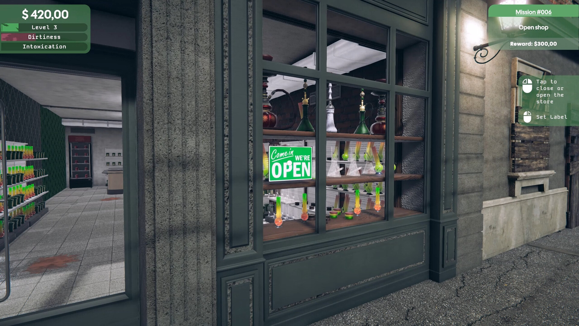 Скриншот: Weed Supermarket Simulator