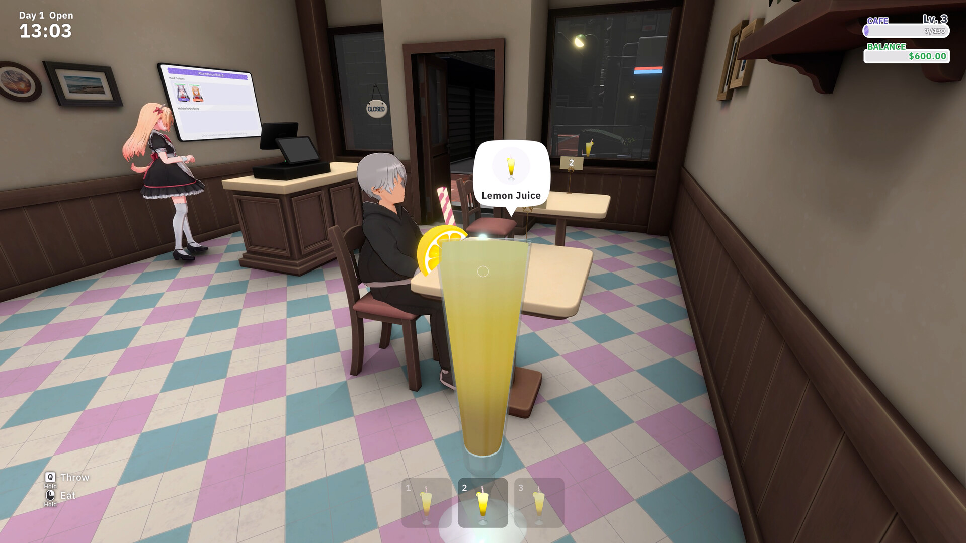 Скриншот: Maid Cafe Simulator