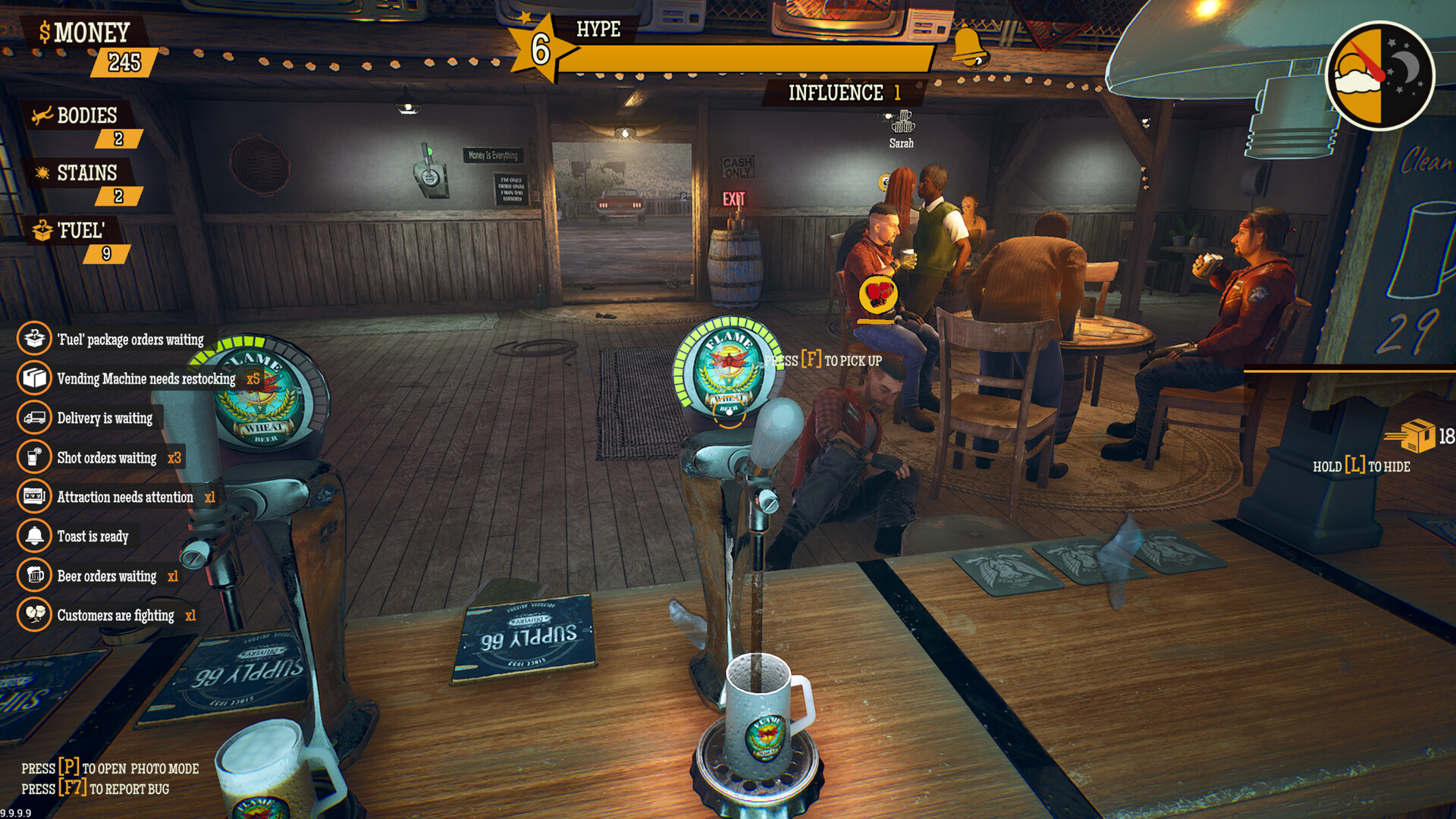 Скриншот: Roadhouse Simulator