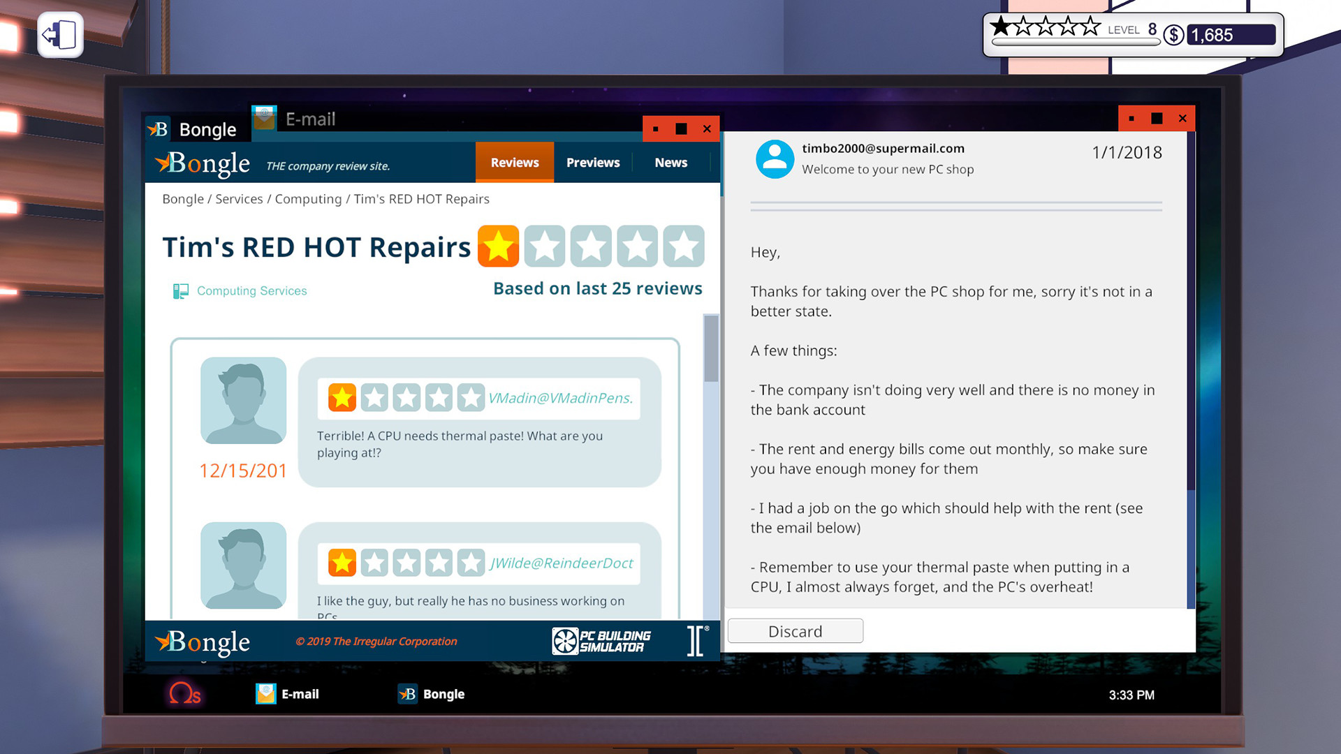 Скриншот: PC Building Simulator