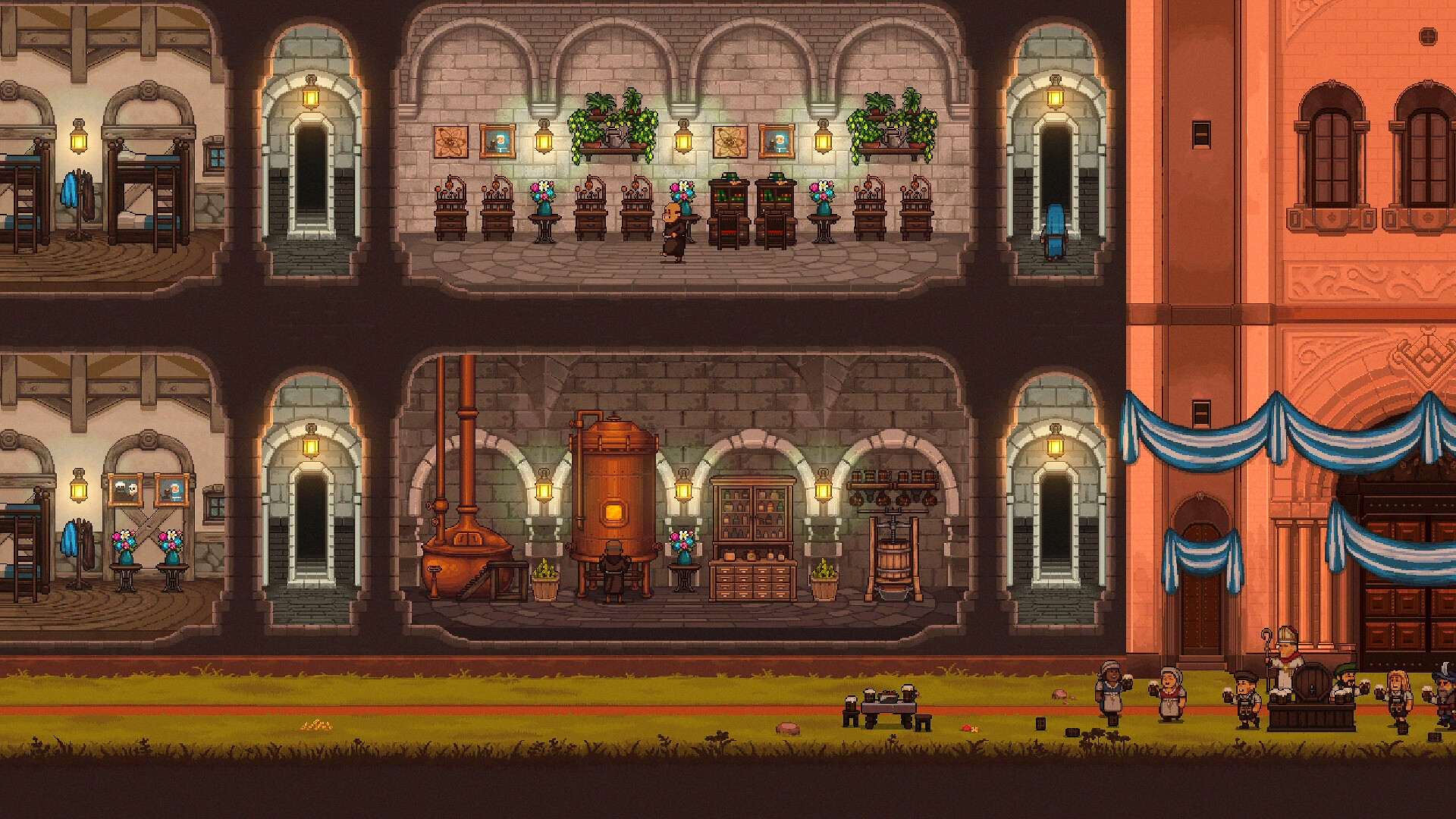 Скриншот 7: Ale Abbey - Monastery Brewery Tycoon