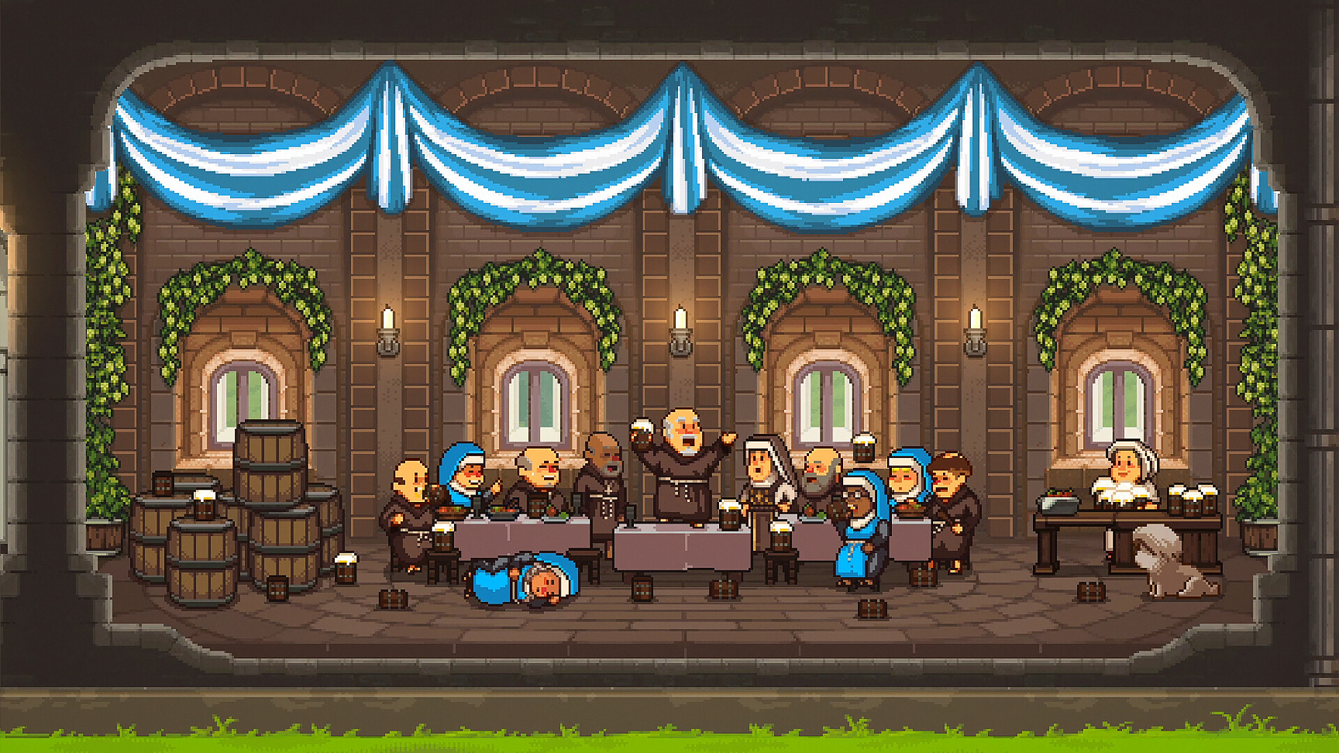 Скриншот 9: Ale Abbey - Monastery Brewery Tycoon