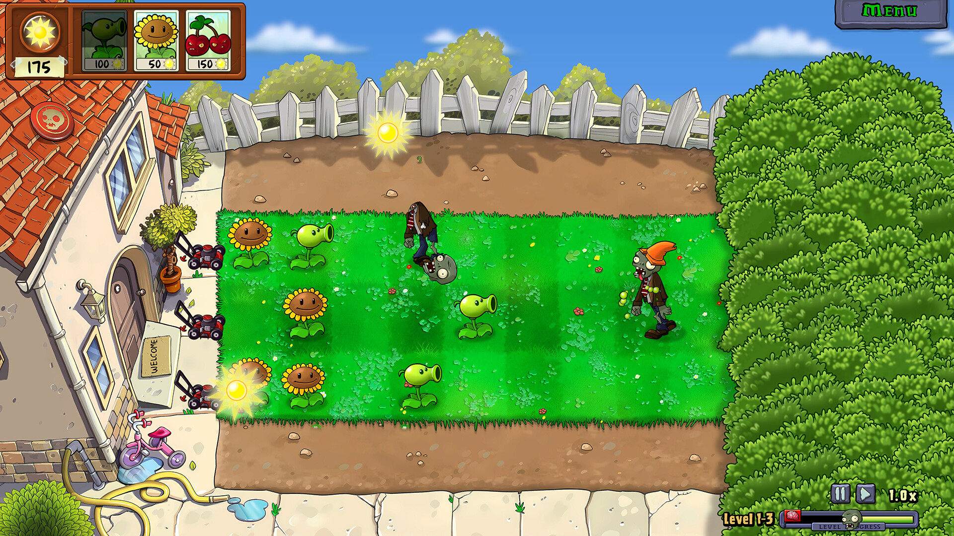 Скриншот: Plants vs. Zombies™: Replanted