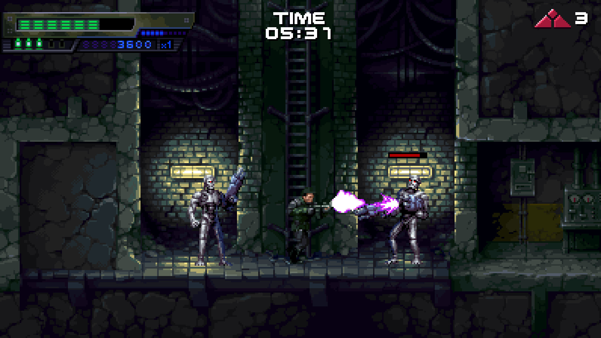 Скриншот: Terminator 2D: NO FATE