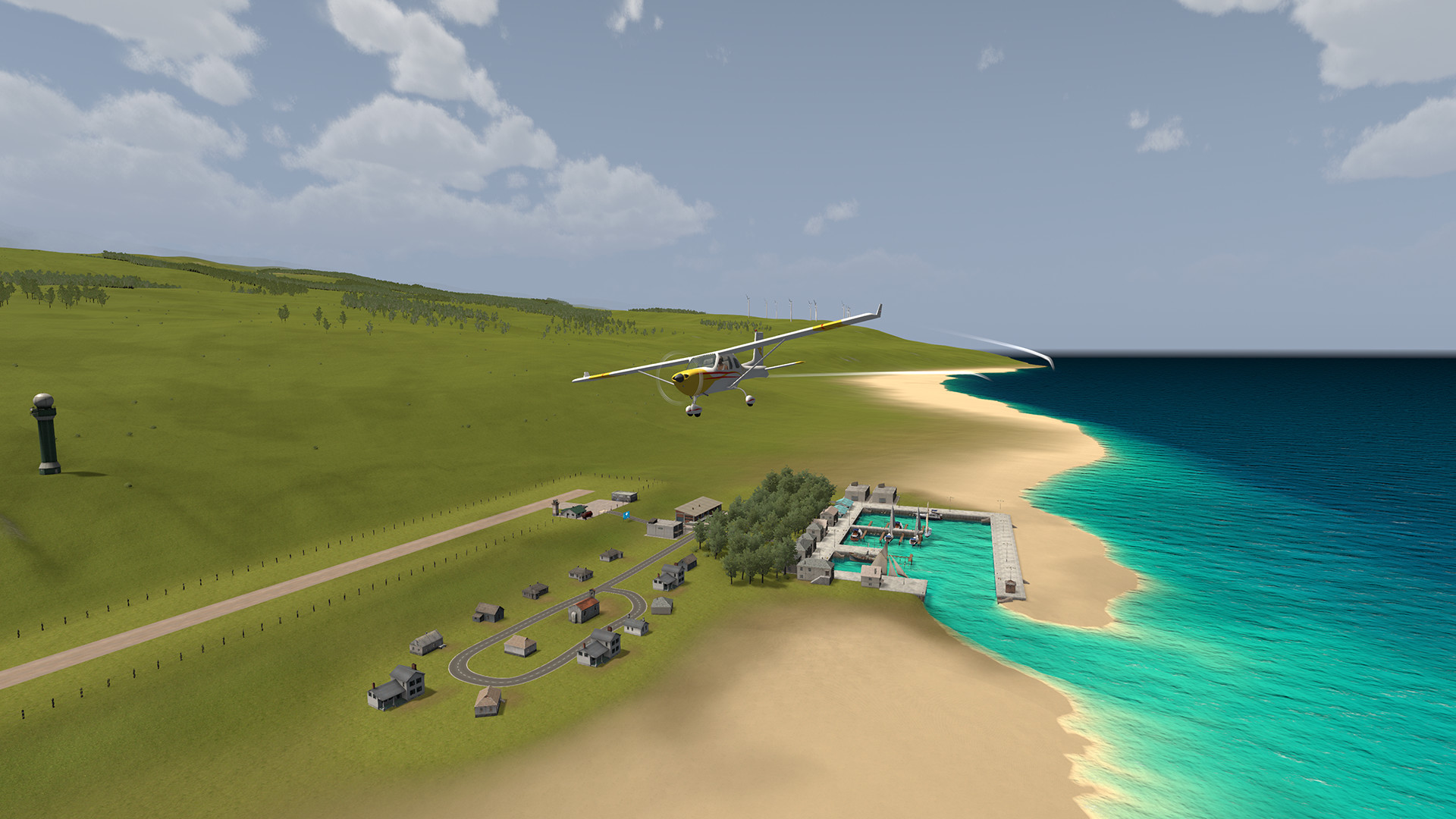 Скриншот: Coastline Flight Simulator