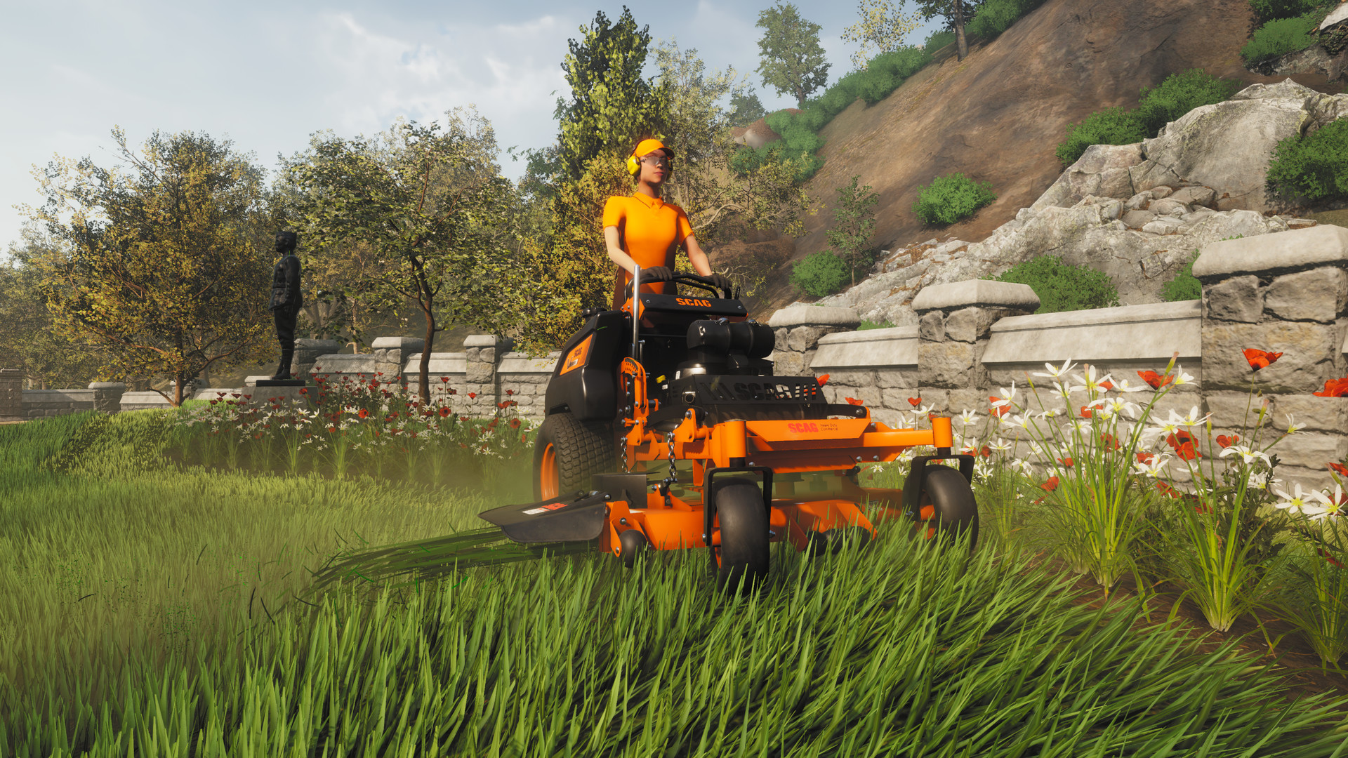 Скриншот: Lawn Mowing Simulator