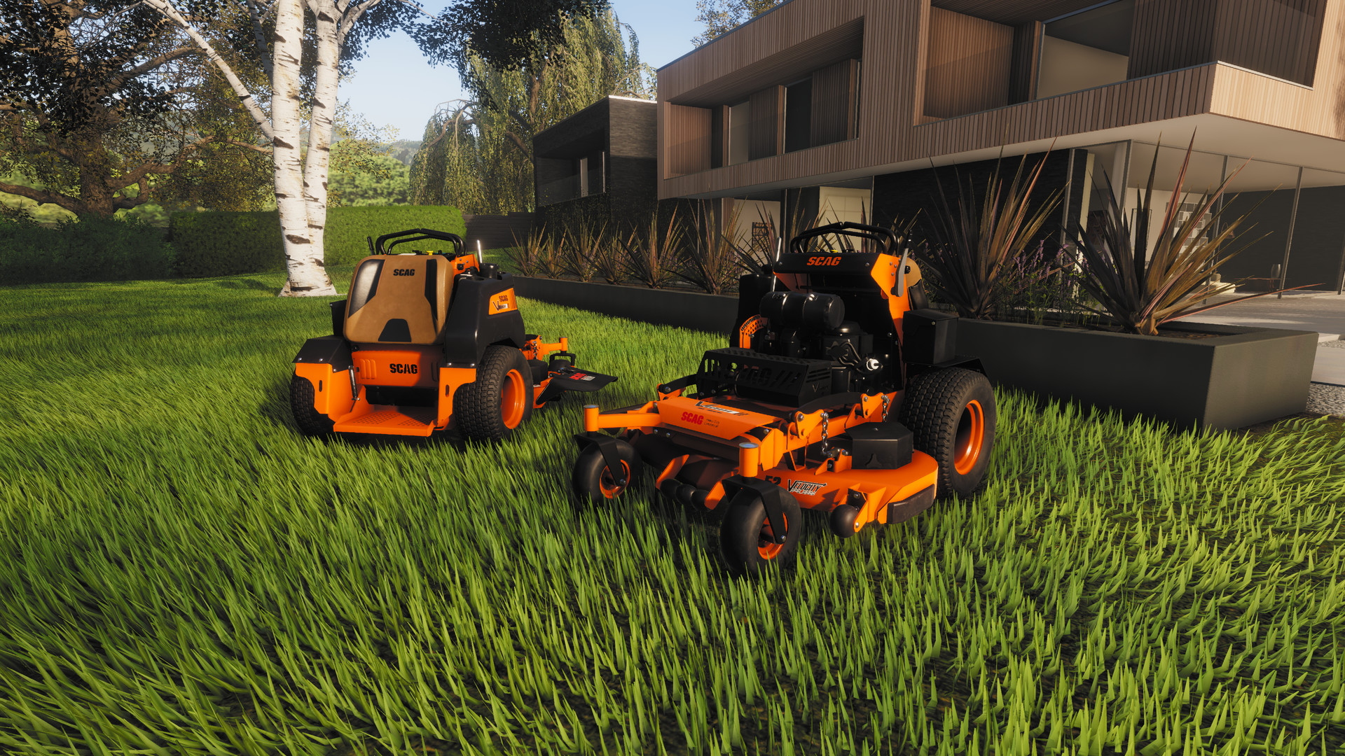 Скриншот: Lawn Mowing Simulator