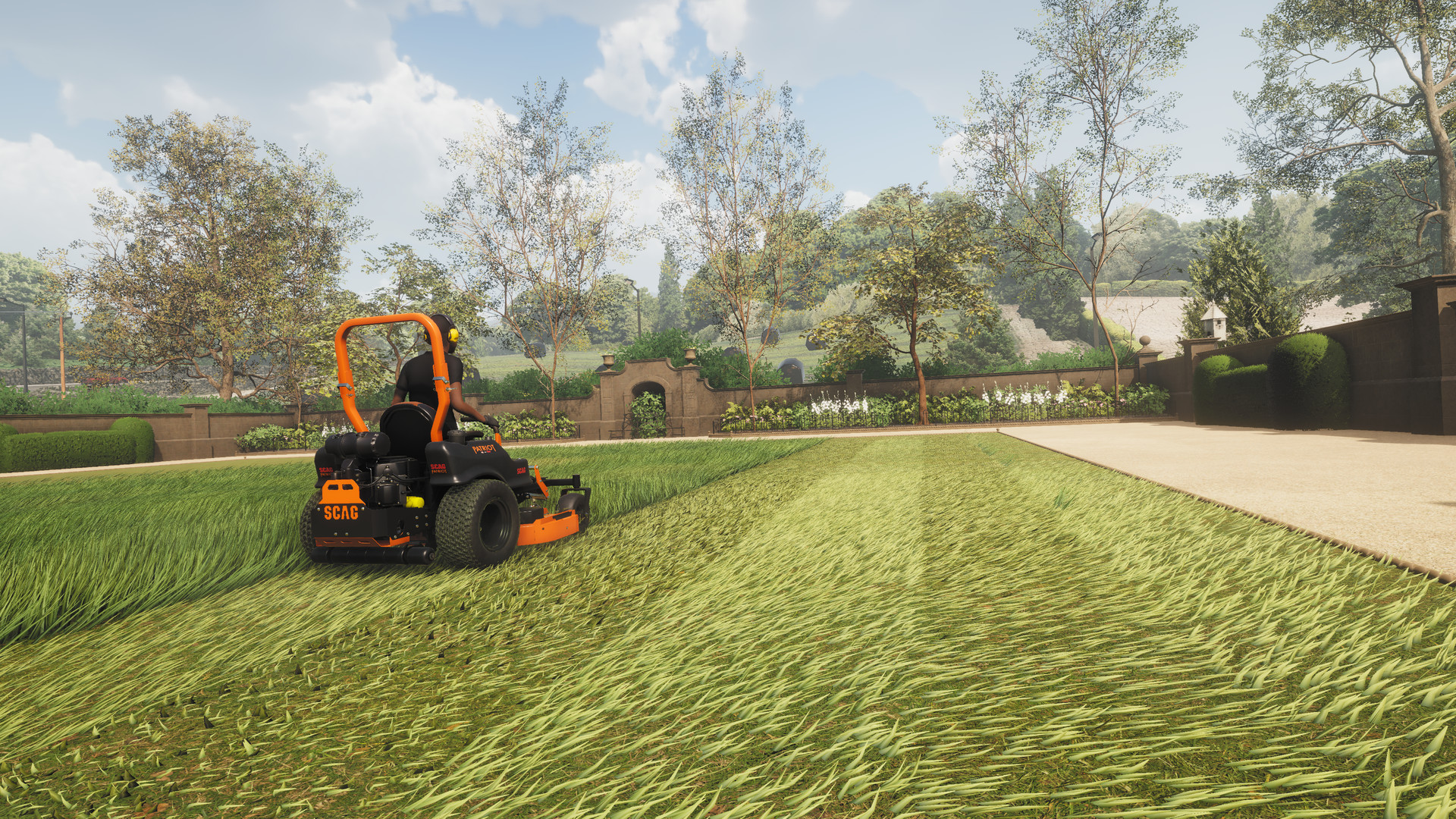 Скриншот: Lawn Mowing Simulator