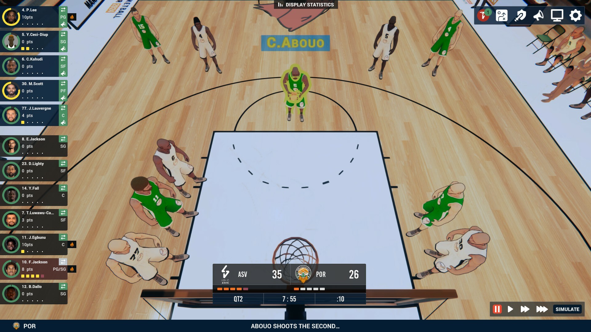 Скриншот: Pro Basketball Manager 2024