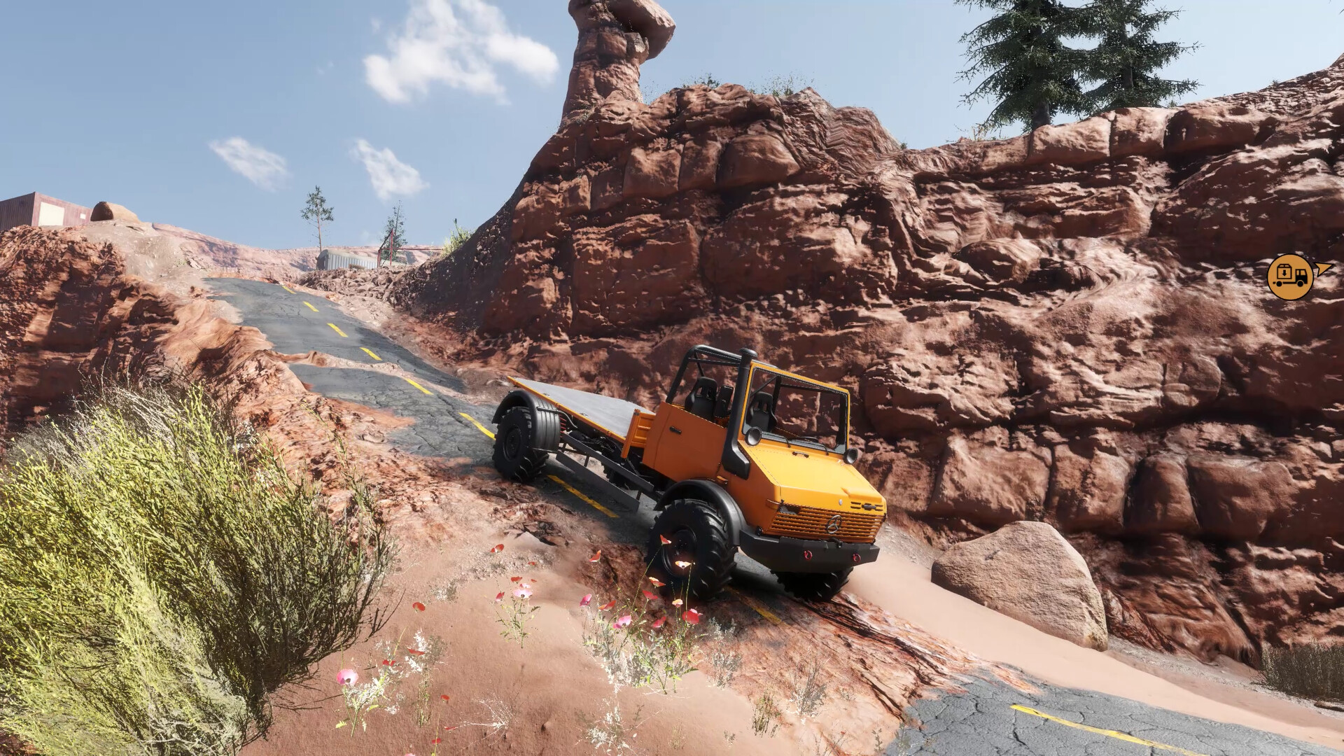 Скриншот: Offroad Truck Simulator: Heavy Duty Challenge®