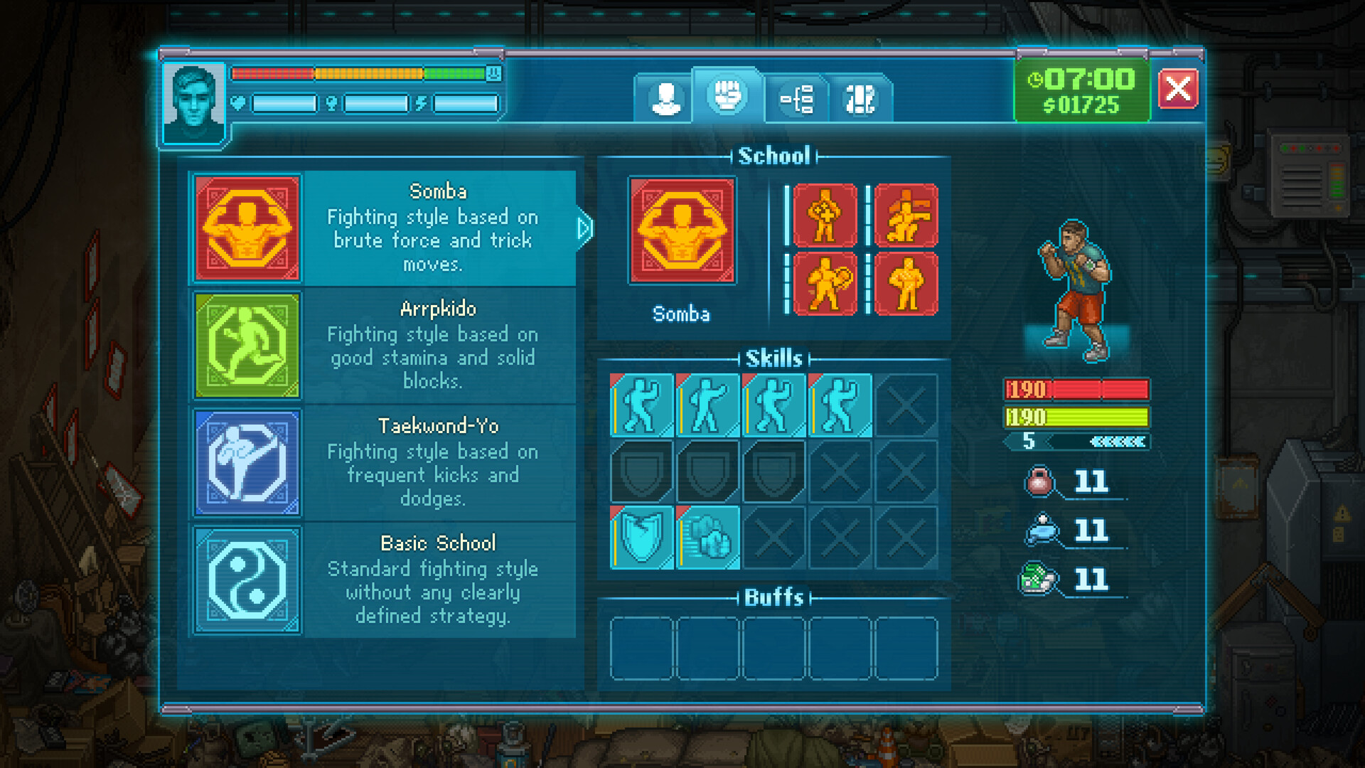 Скриншот: Punch Club 2: Fast Forward