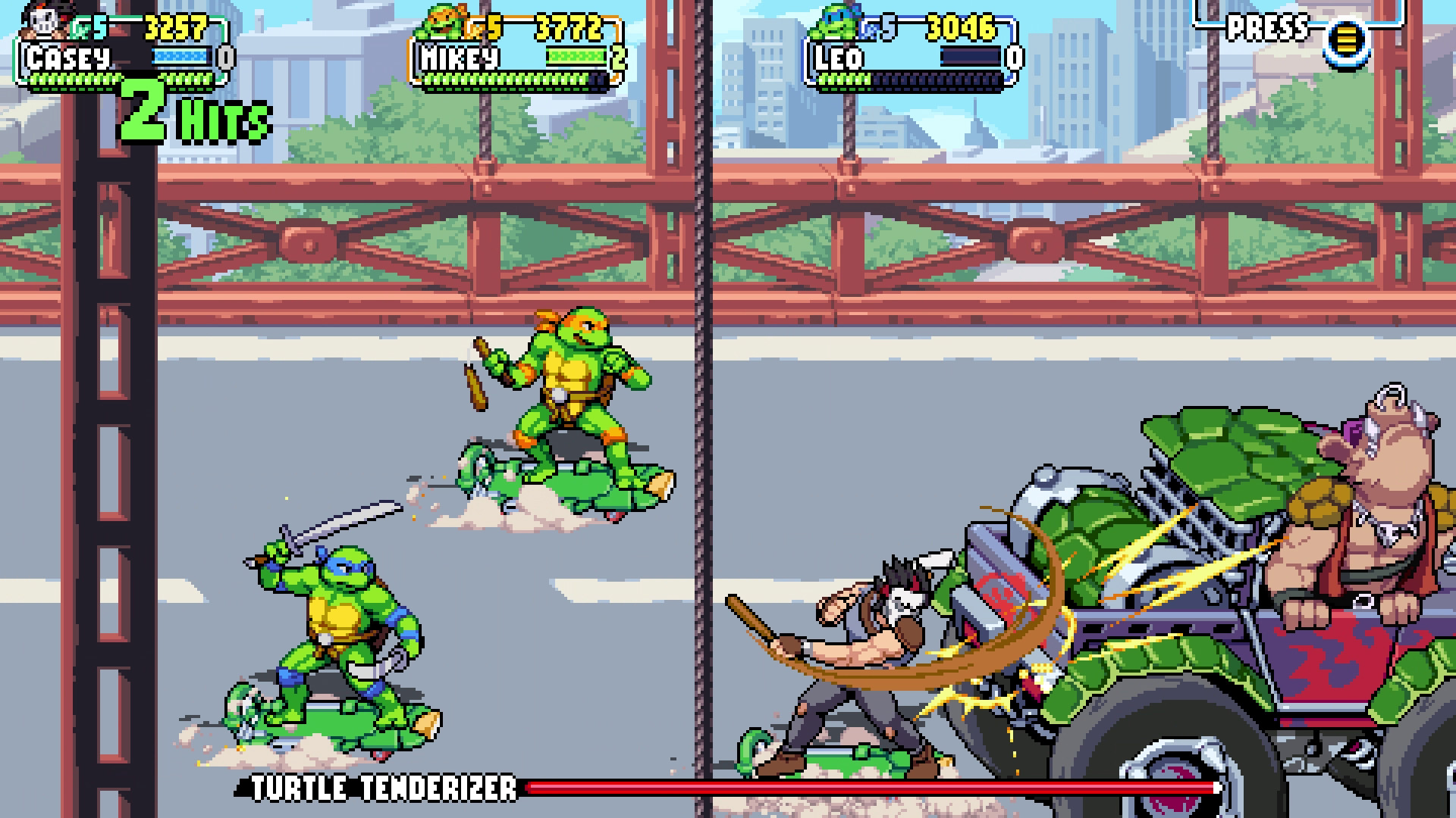Скриншот: Teenage Mutant Ninja Turtles: Shredder's Revenge