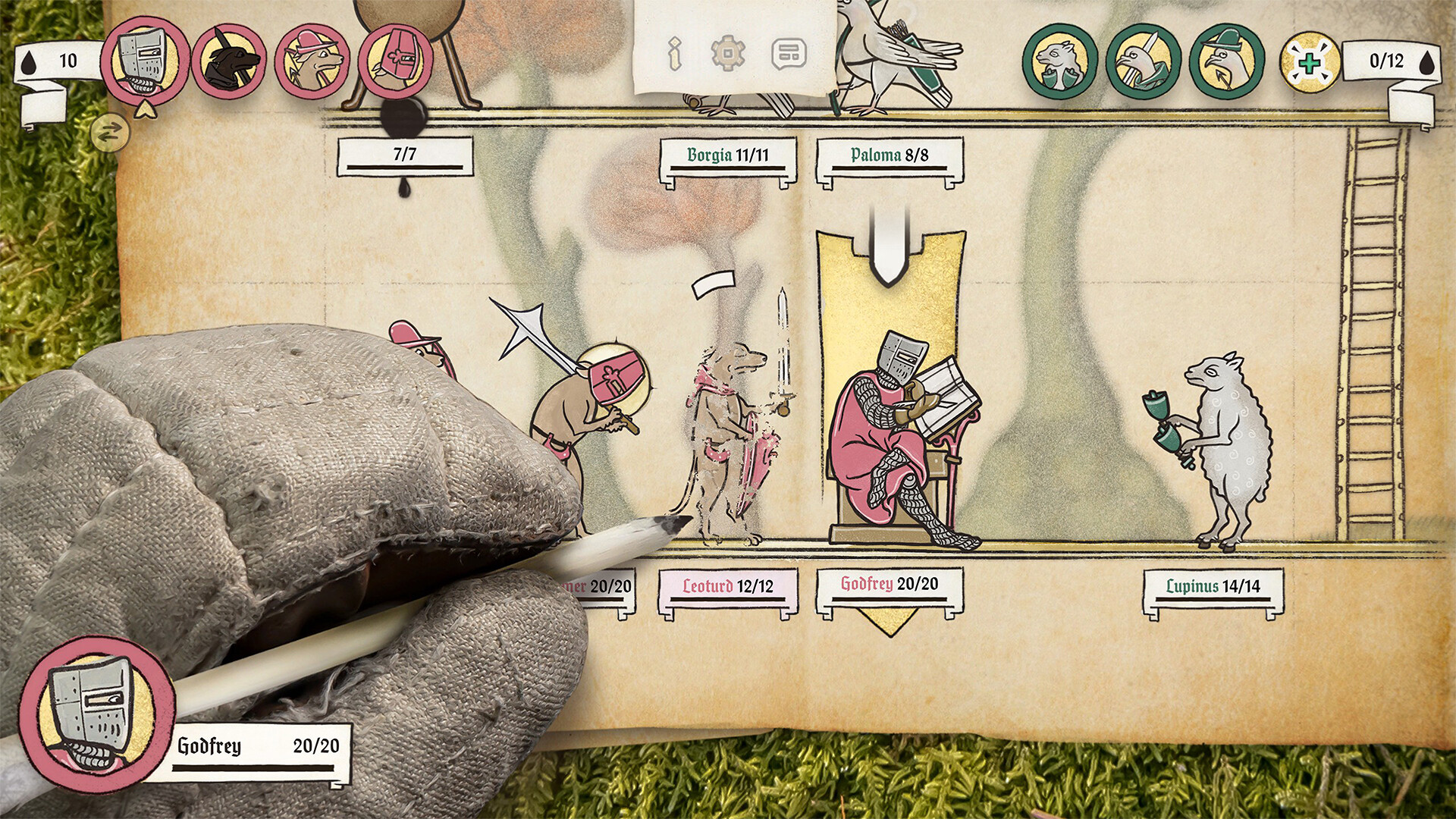 Скриншот: Inkulinati