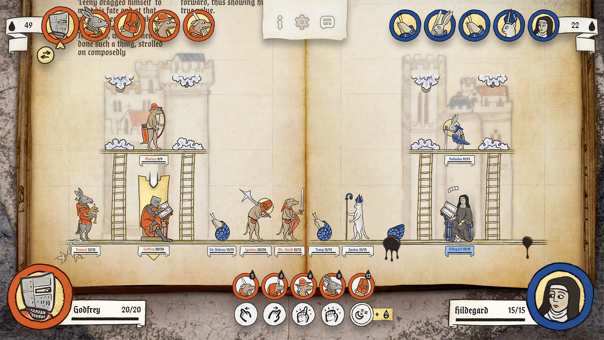 Скриншот: Inkulinati