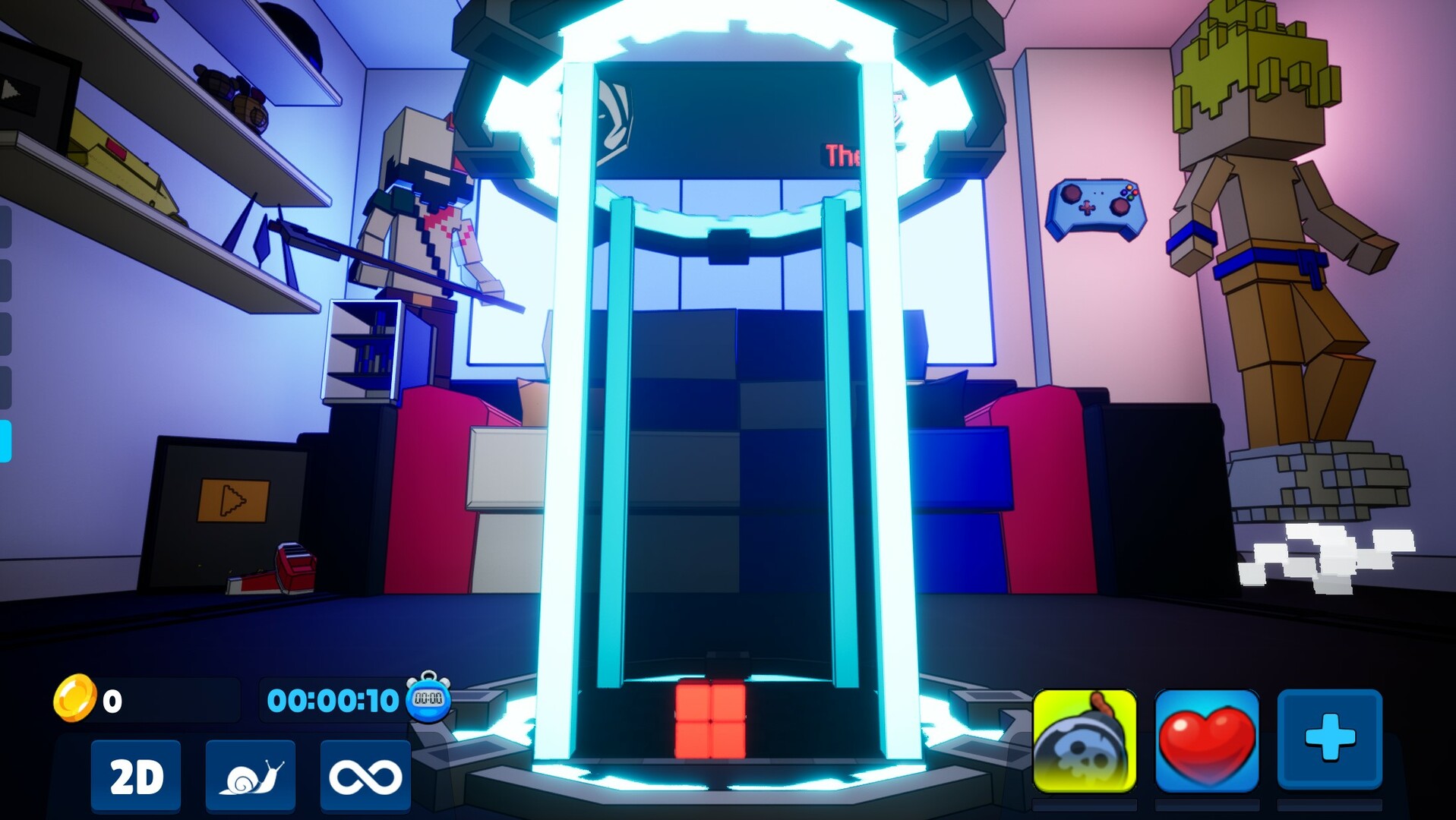 Скриншот: Cubic Crush Streamer Showdown