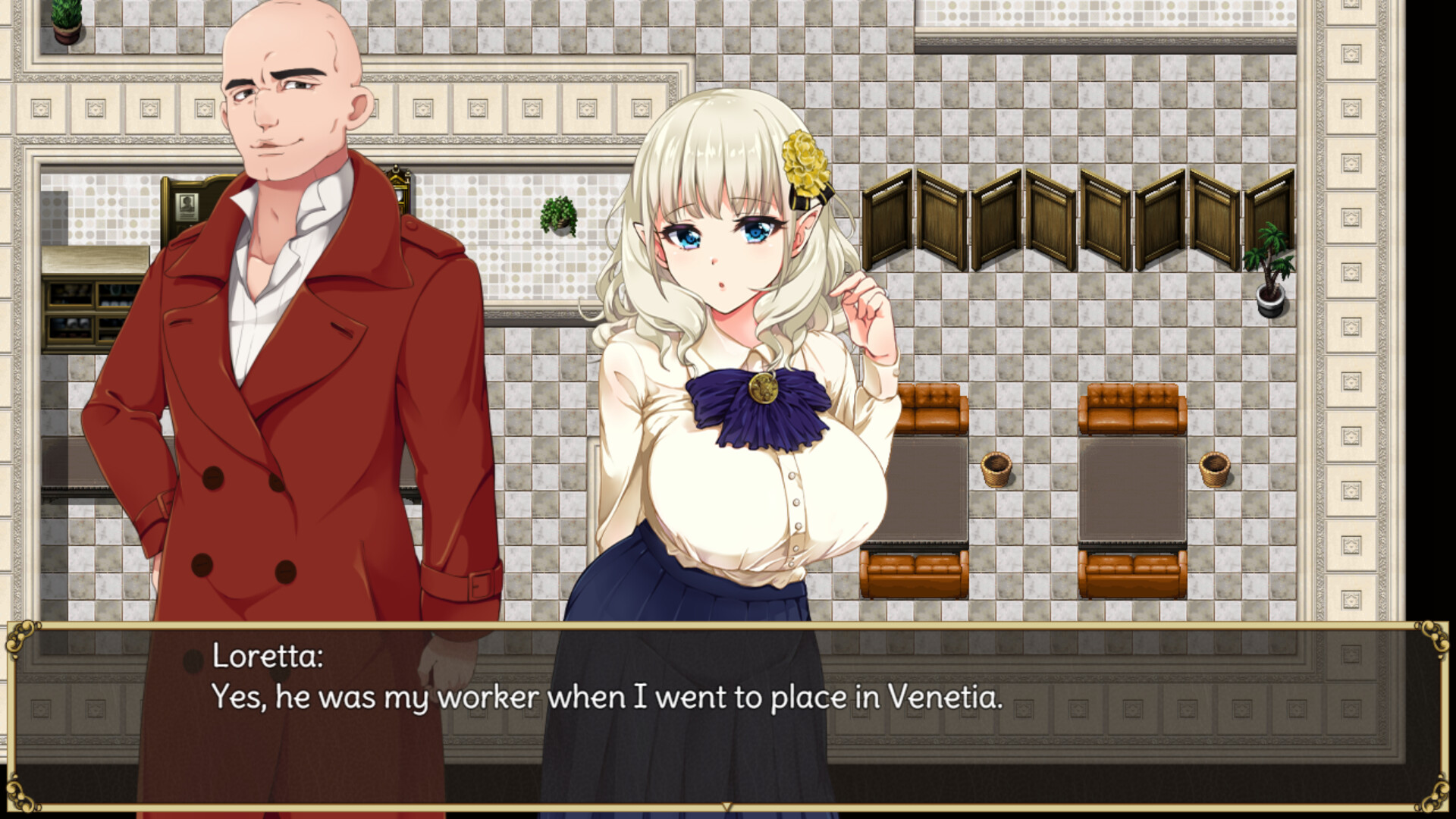 Скриншот: Loretta's Brand-New Job