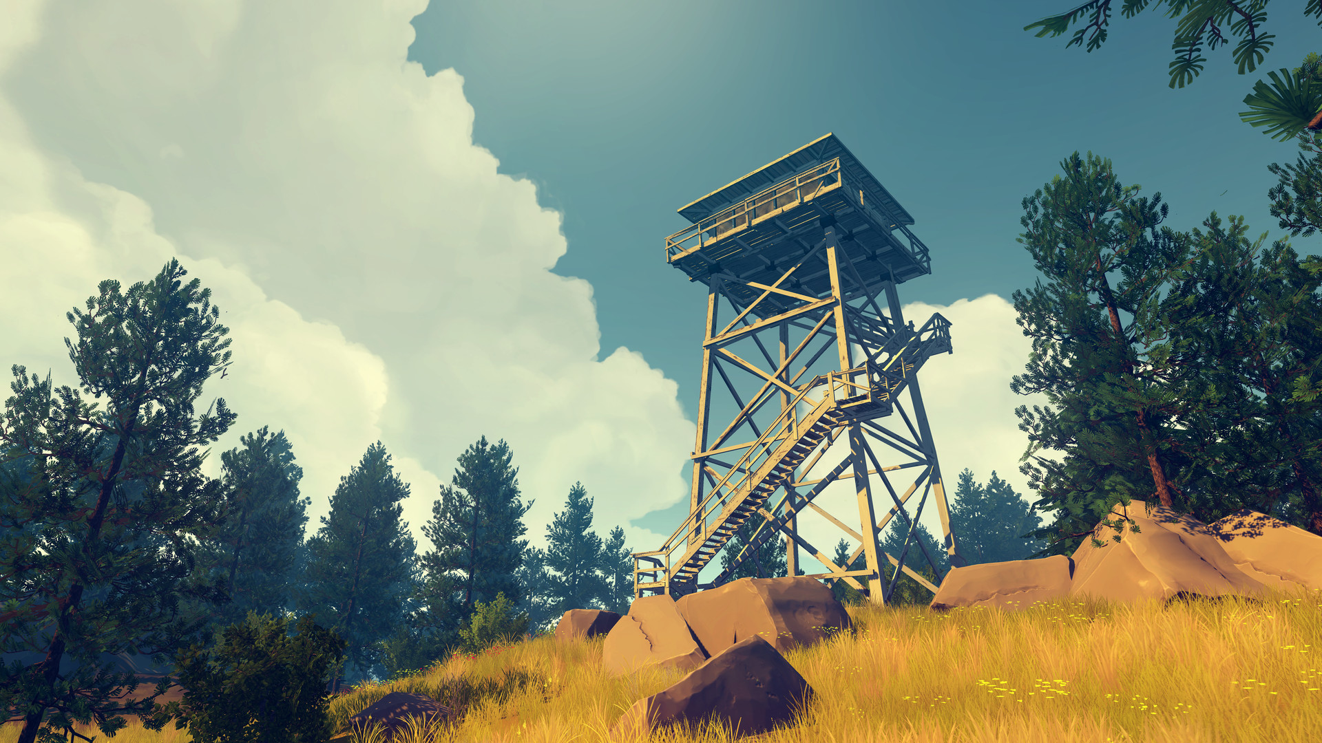 Скриншот: Firewatch