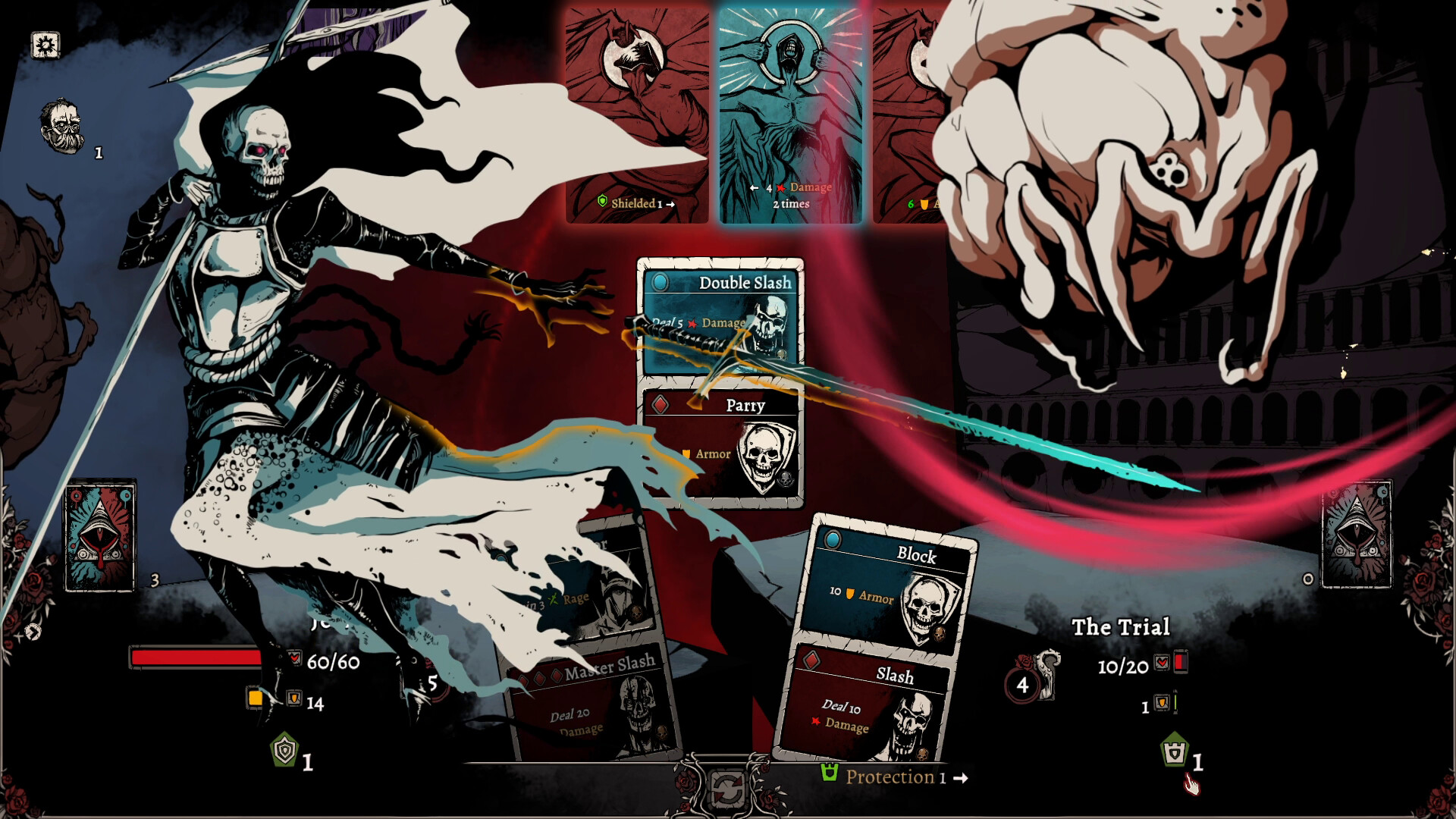 Скриншот: Nadir: A Grimdark Deckbuilder