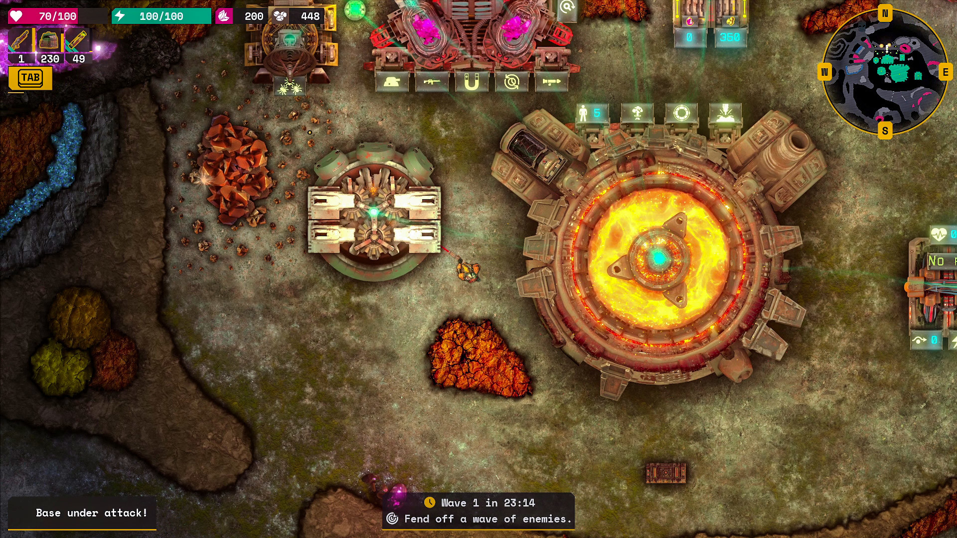 Скриншот: Lumencraft