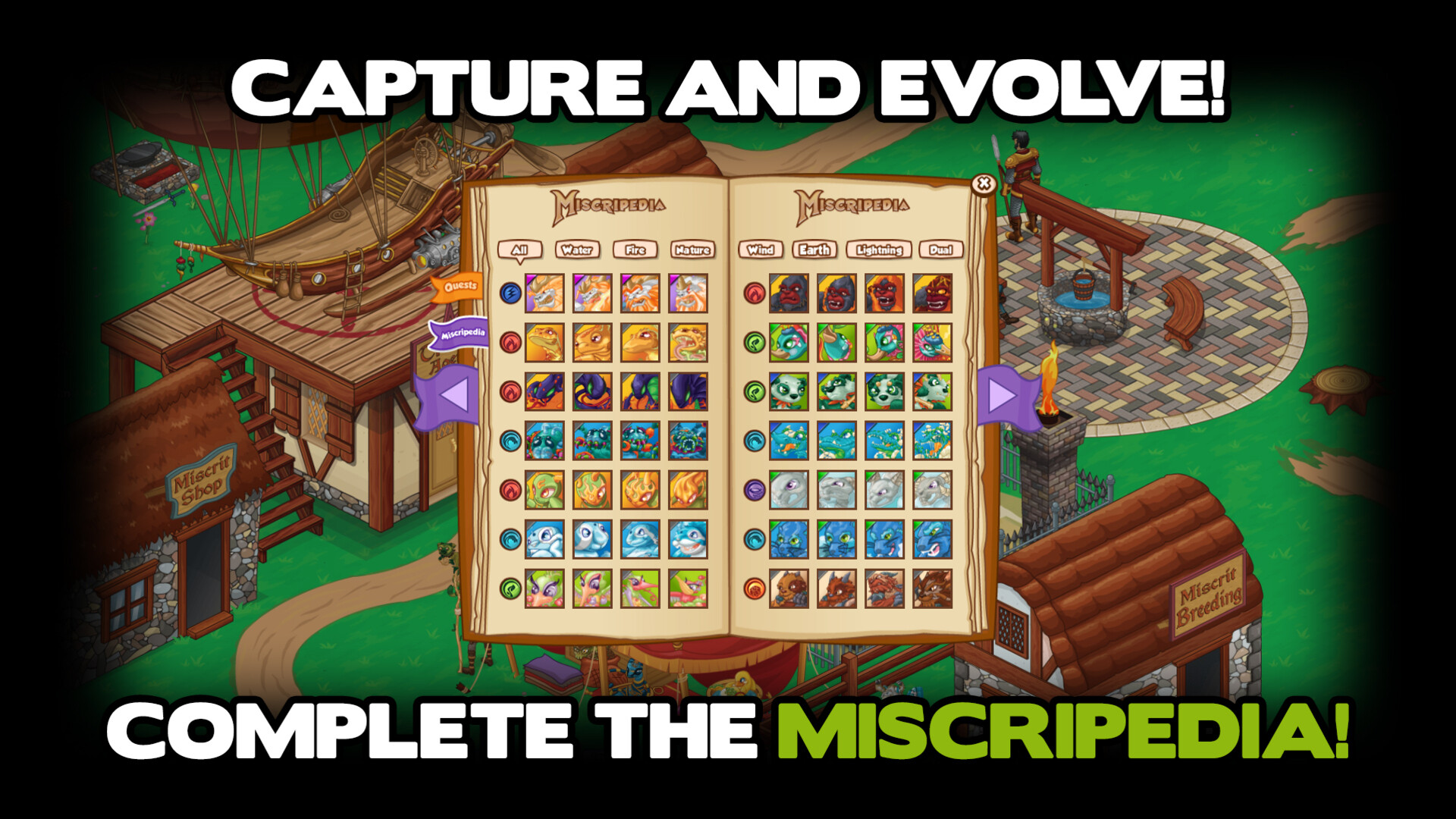 Скриншот: Miscrits: World of Creatures