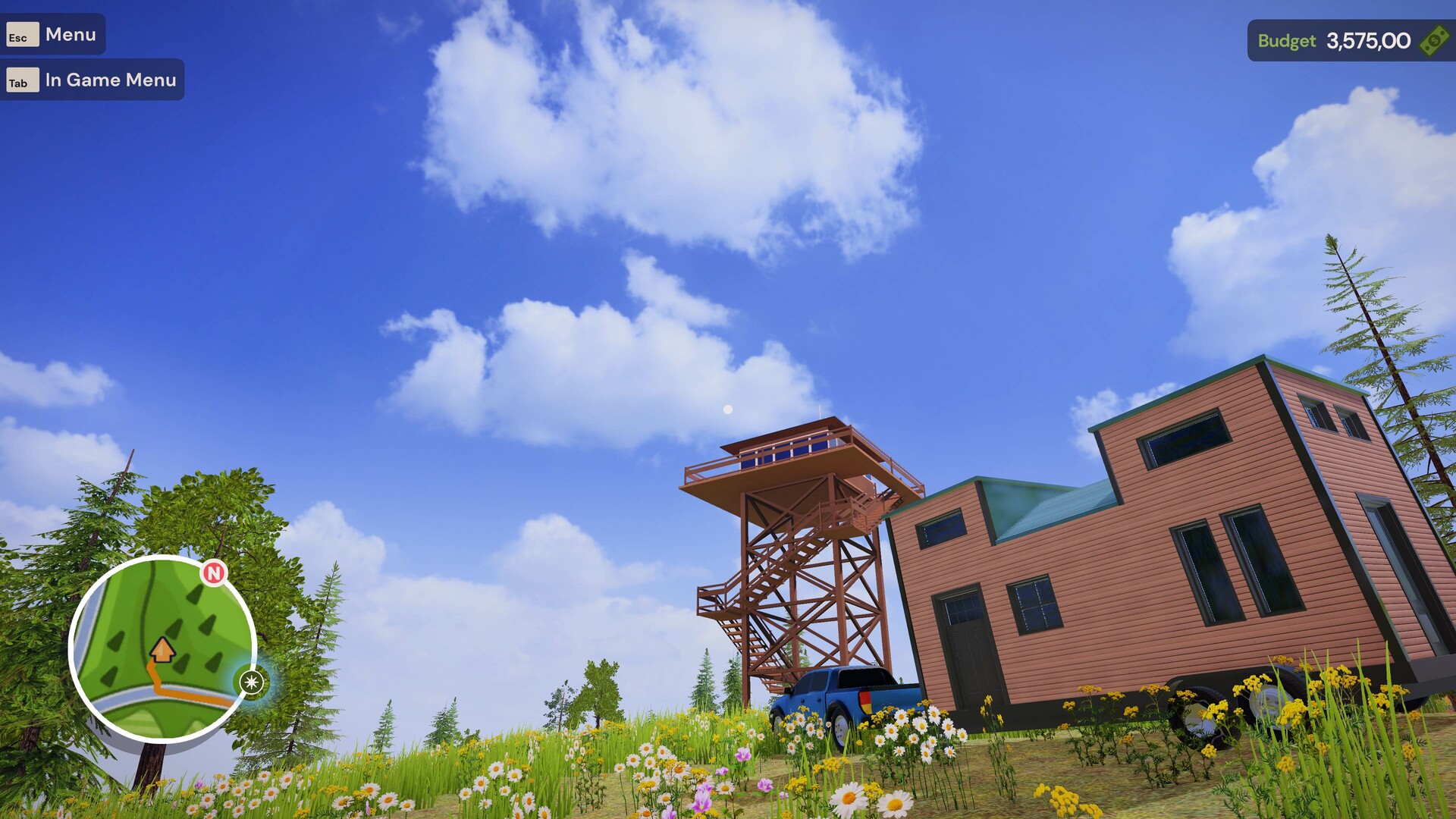 Скриншот: Tiny House Simulator