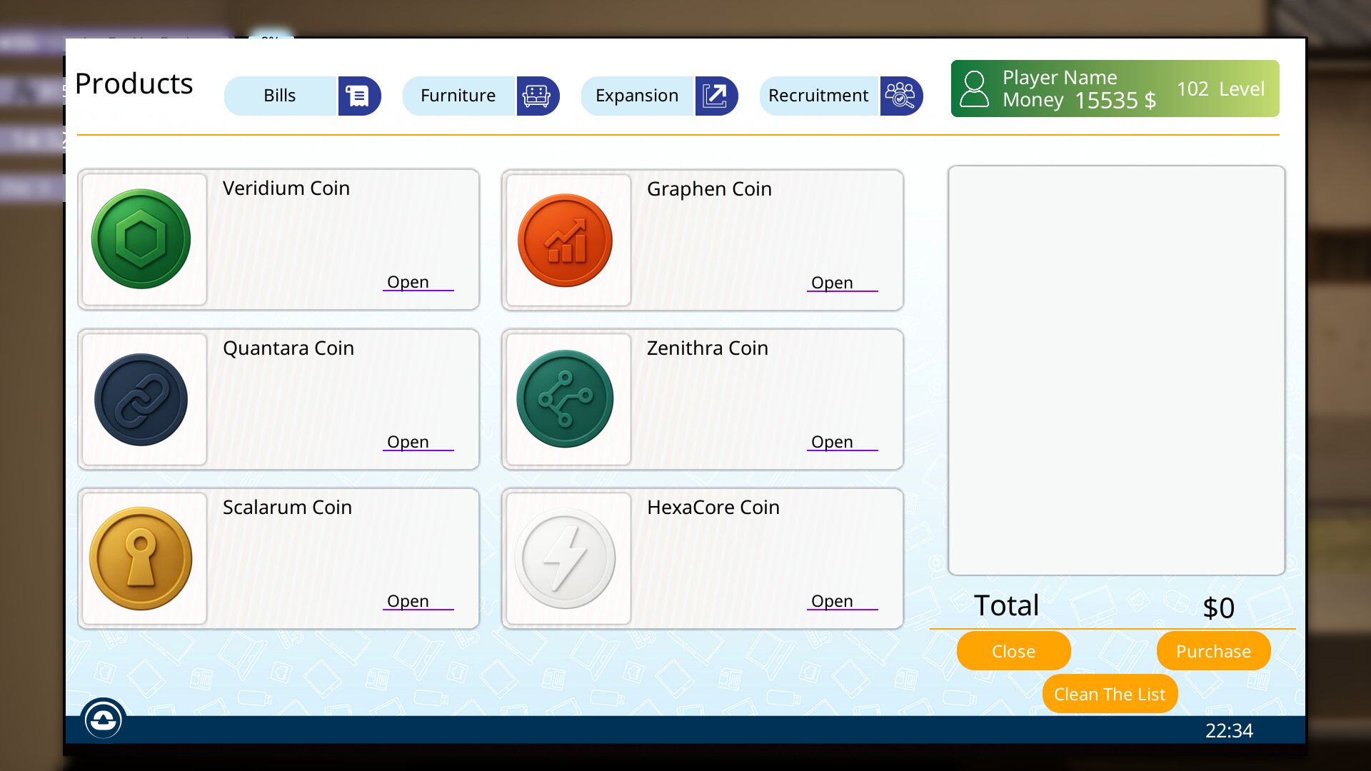Скриншот: Electronic Market Simulator
