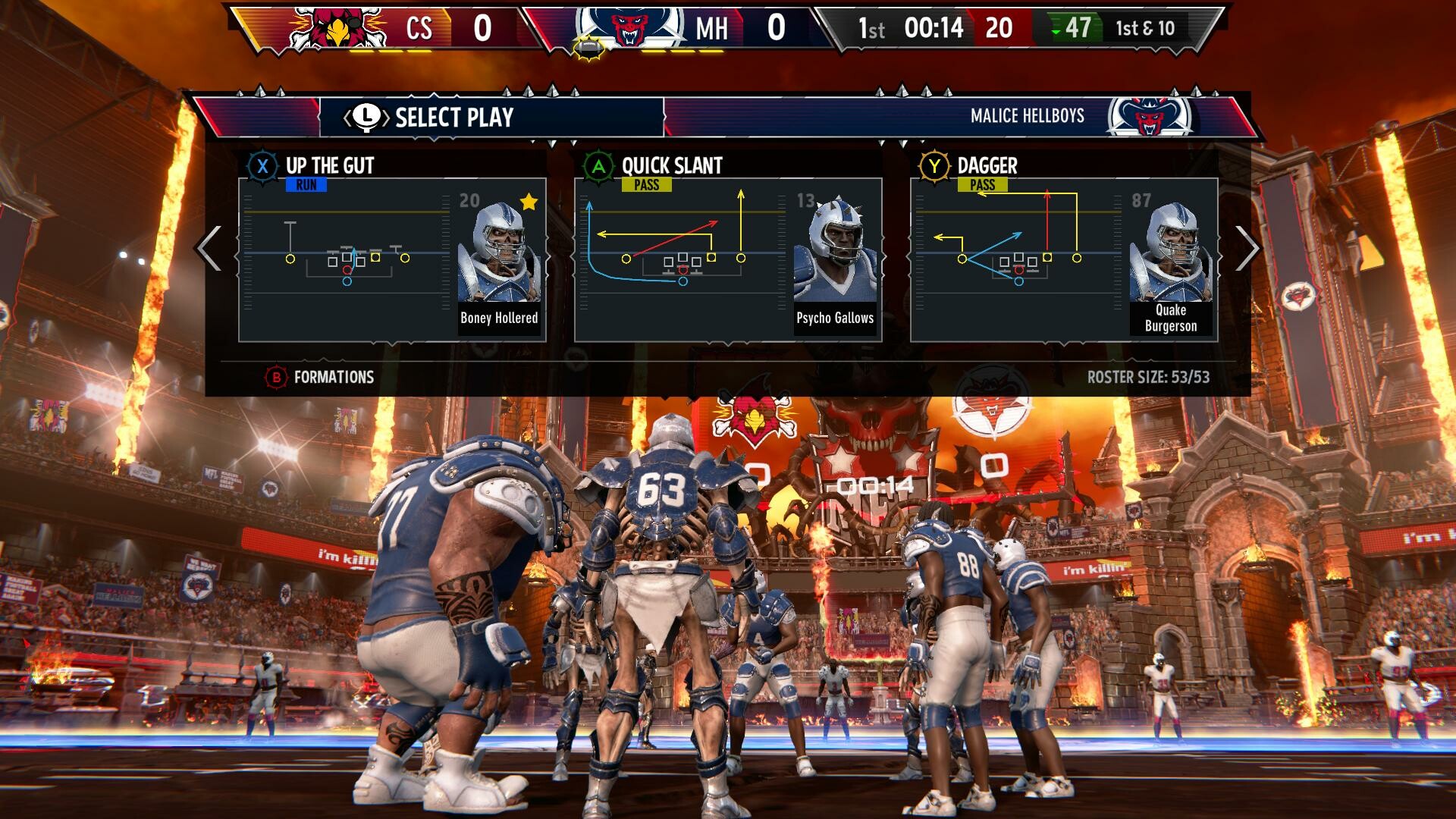 Скриншот: Mutant Football League 2