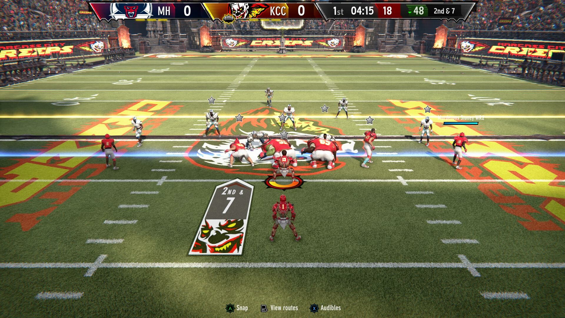Скриншот: Mutant Football League 2