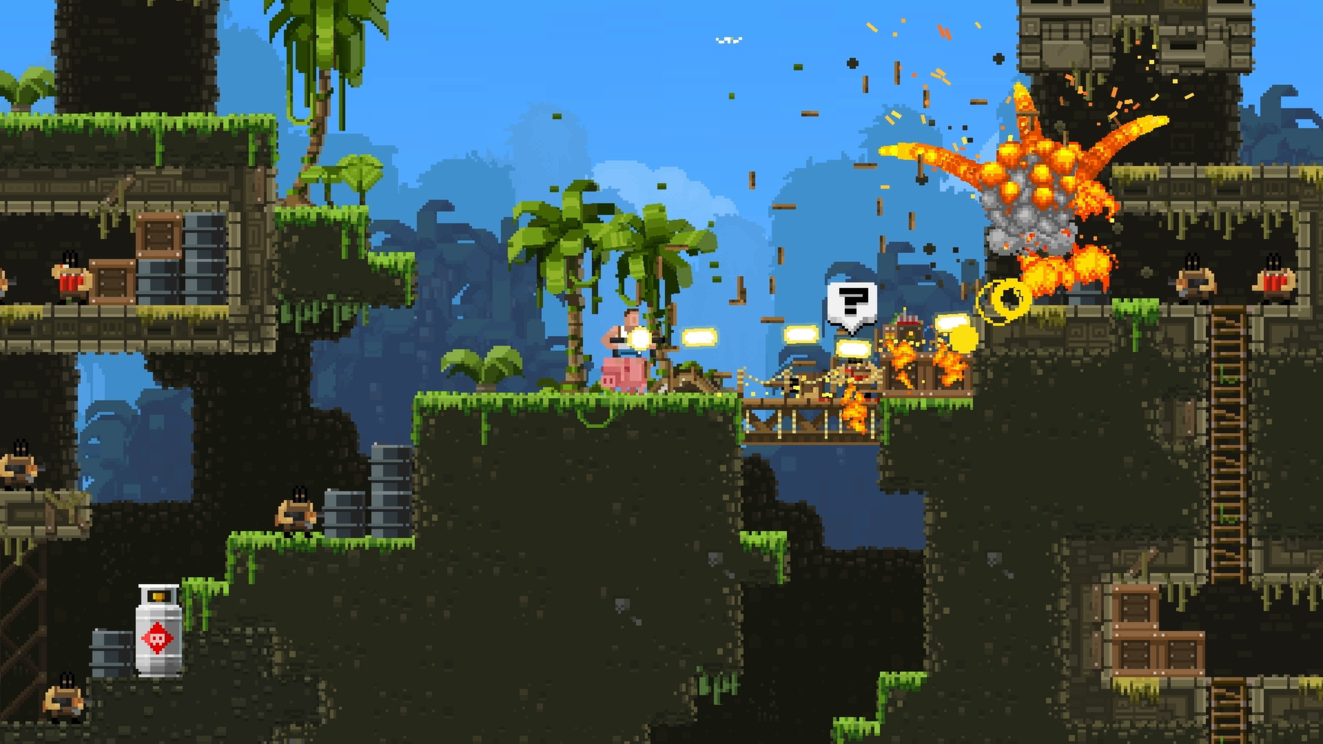 Скриншот: Broforce