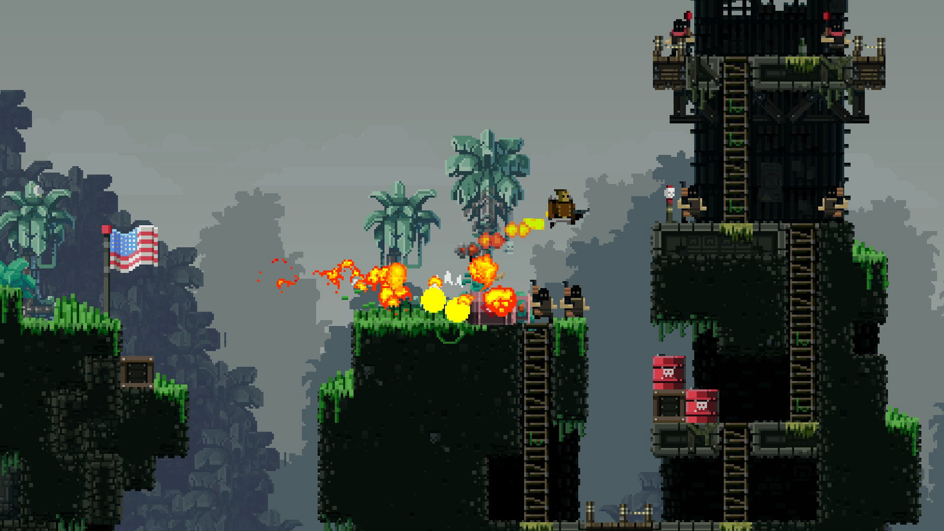 Скриншот: Broforce