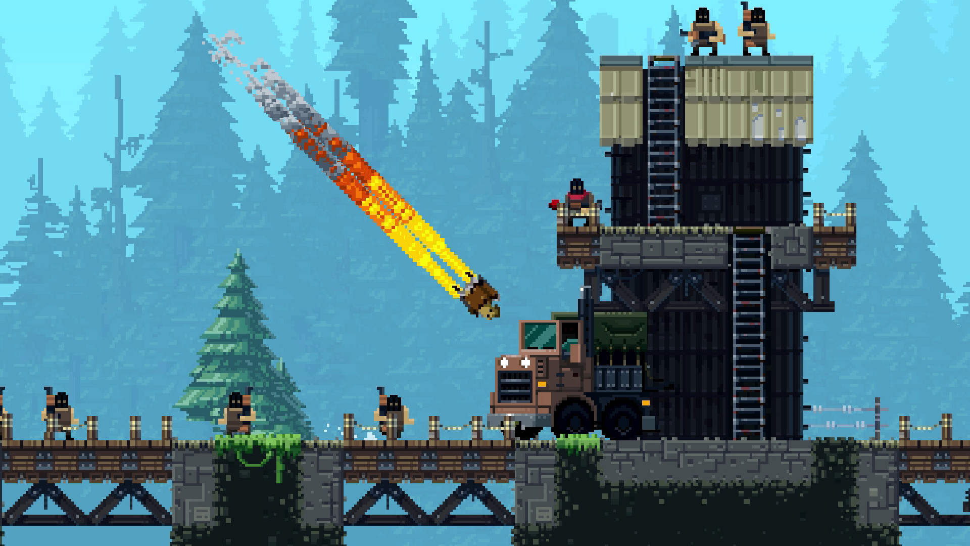 Скриншот: Broforce