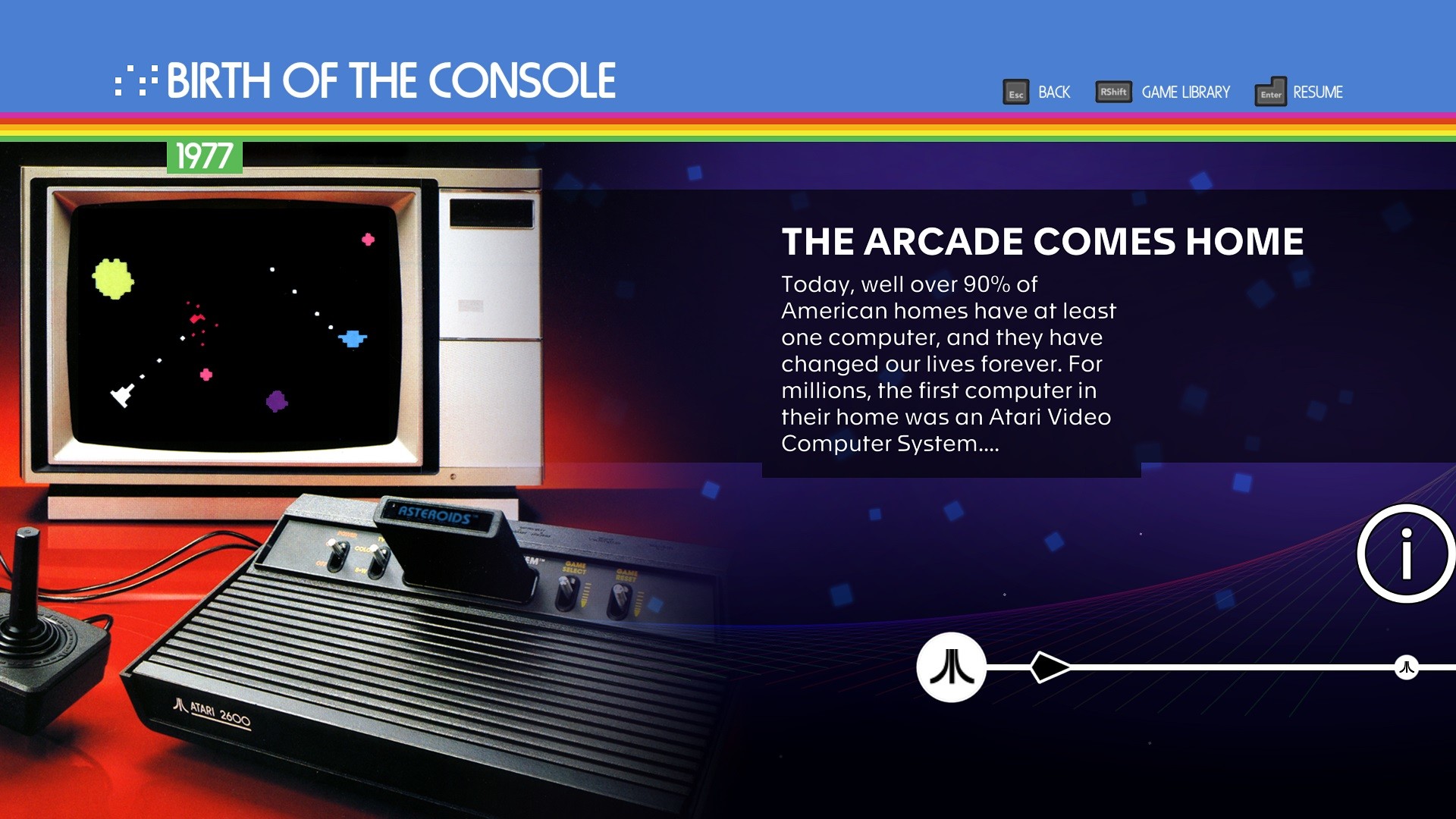 Скриншот: Atari 50: The Anniversary Celebration