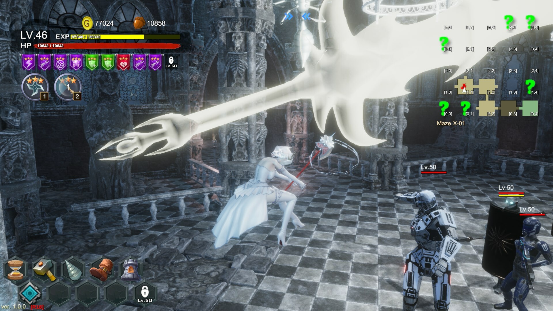 Скриншот: Widow in the Endless Labyrinth