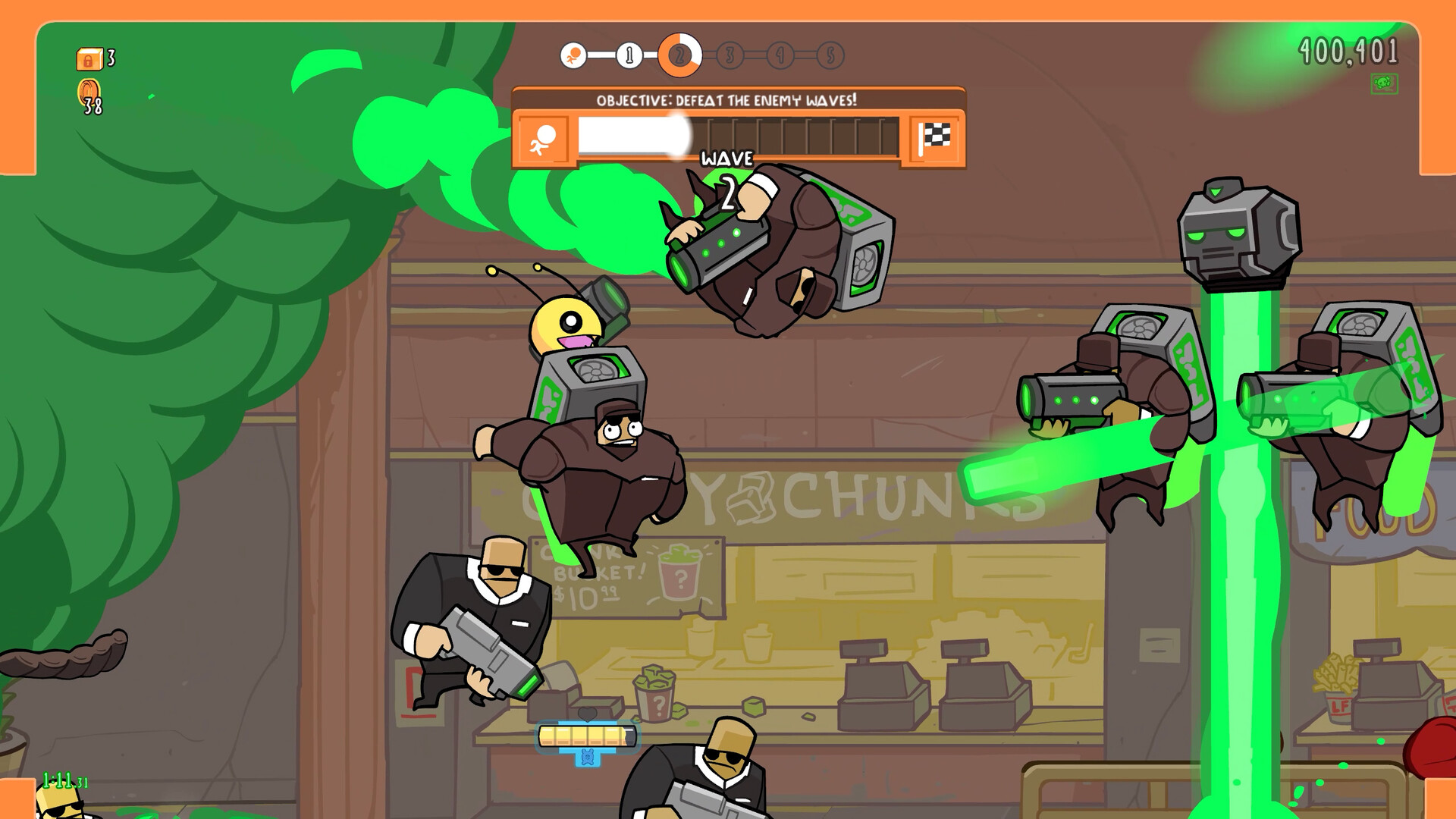 Скриншот 9: Alien Hominid Invasion