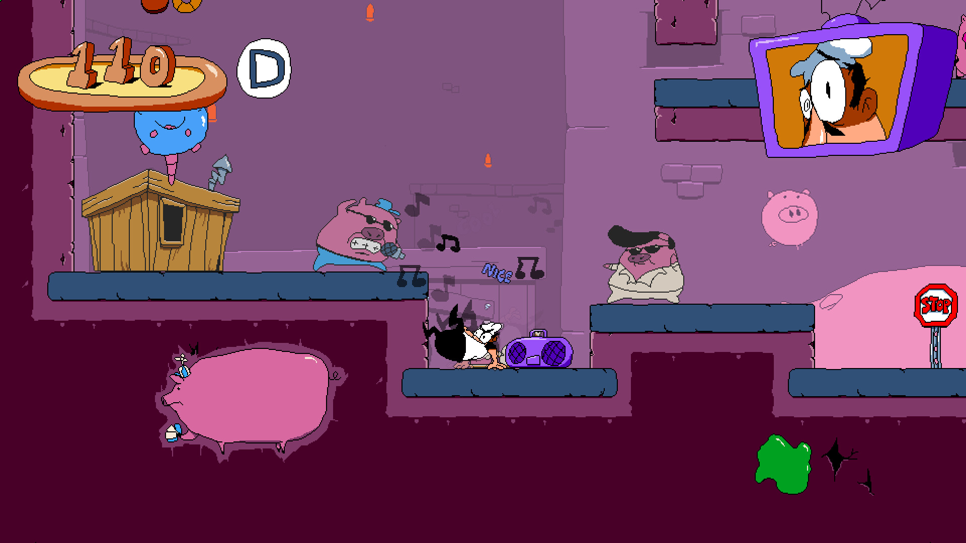 Скриншот: Pizza Tower