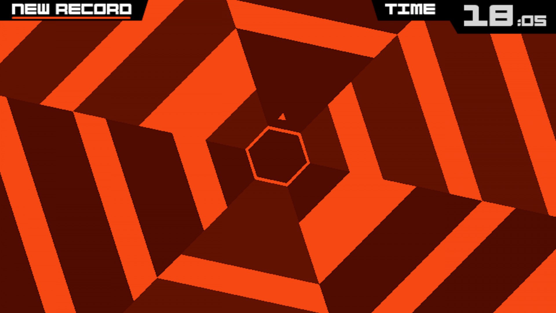 Скриншот: Super Hexagon