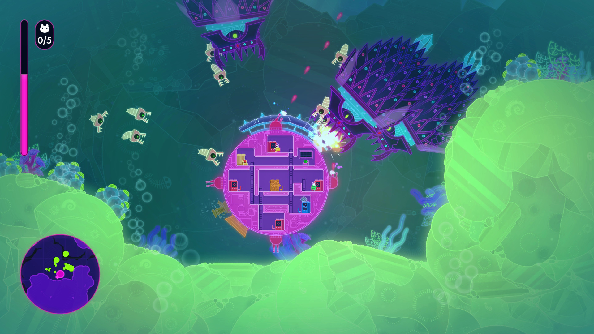 Скриншот: Lovers in a Dangerous Spacetime