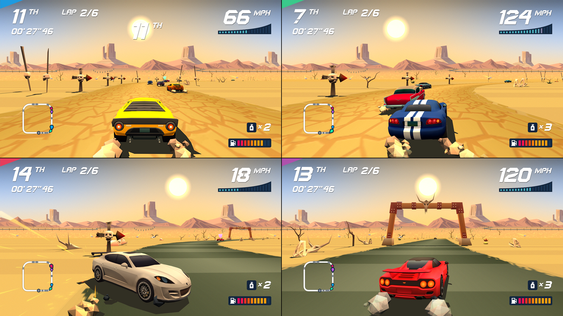 Скриншот: Horizon Chase Turbo
